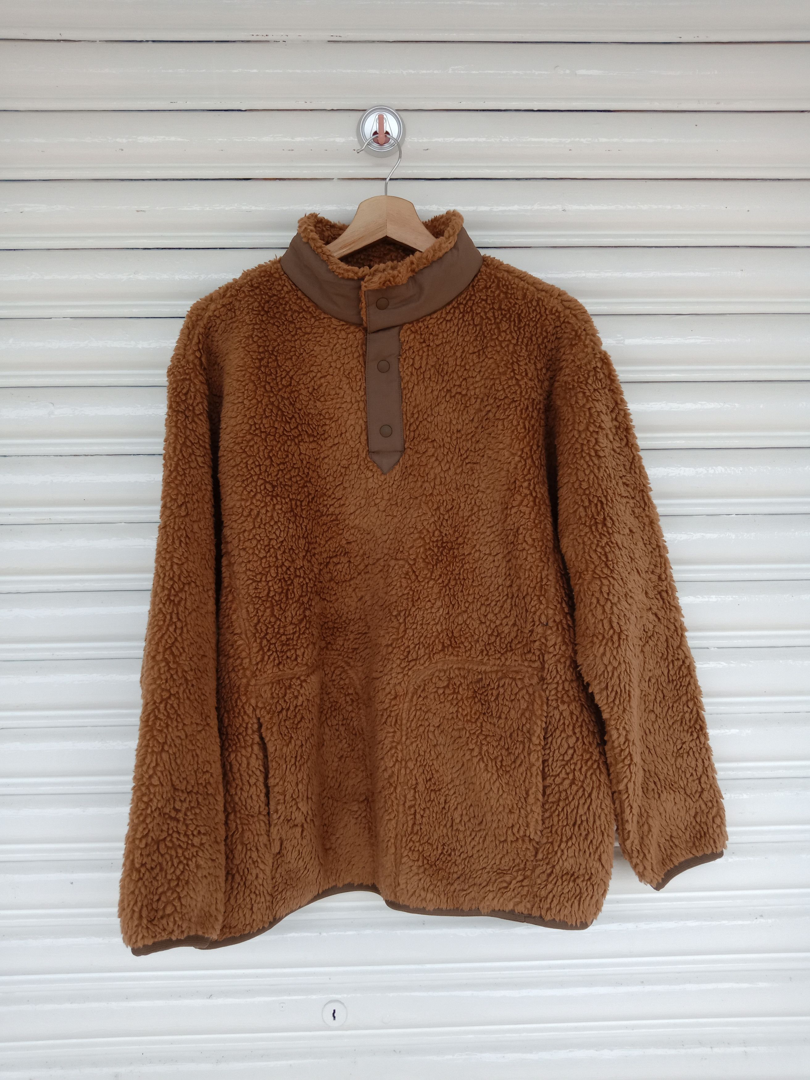 Uniqlo × White Mountaineering White Mountaineering Uniqlo Sherpa Brown Size US L / EU 52-54 / 3 - 1 Thumbnail