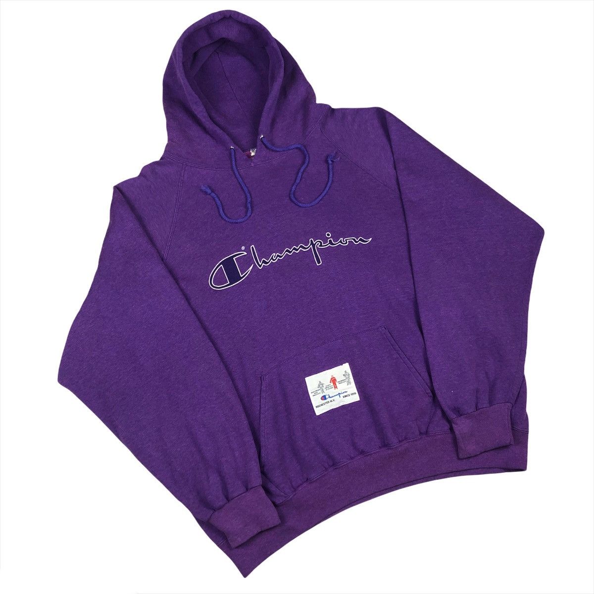 Champion OG 🇮🇹 True Vintage 80’s Champion Pullover Hoodie Size US XL / EU 56 / 4 - 2 Thumbnail