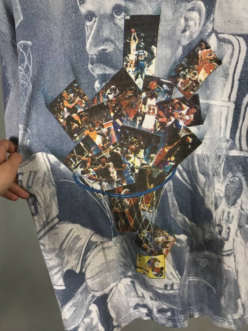 Other × Vintage Shaquille O’Neal vintage streetwear overprinted tee Size US M / EU 48-50 / 2 - 3 Thumbnail