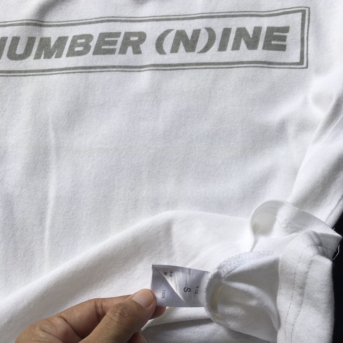 Number (N)ine Rare Vintage Number Nine Spellout Tshirt Size US S / EU 44-46 / 1 - 10 Thumbnail