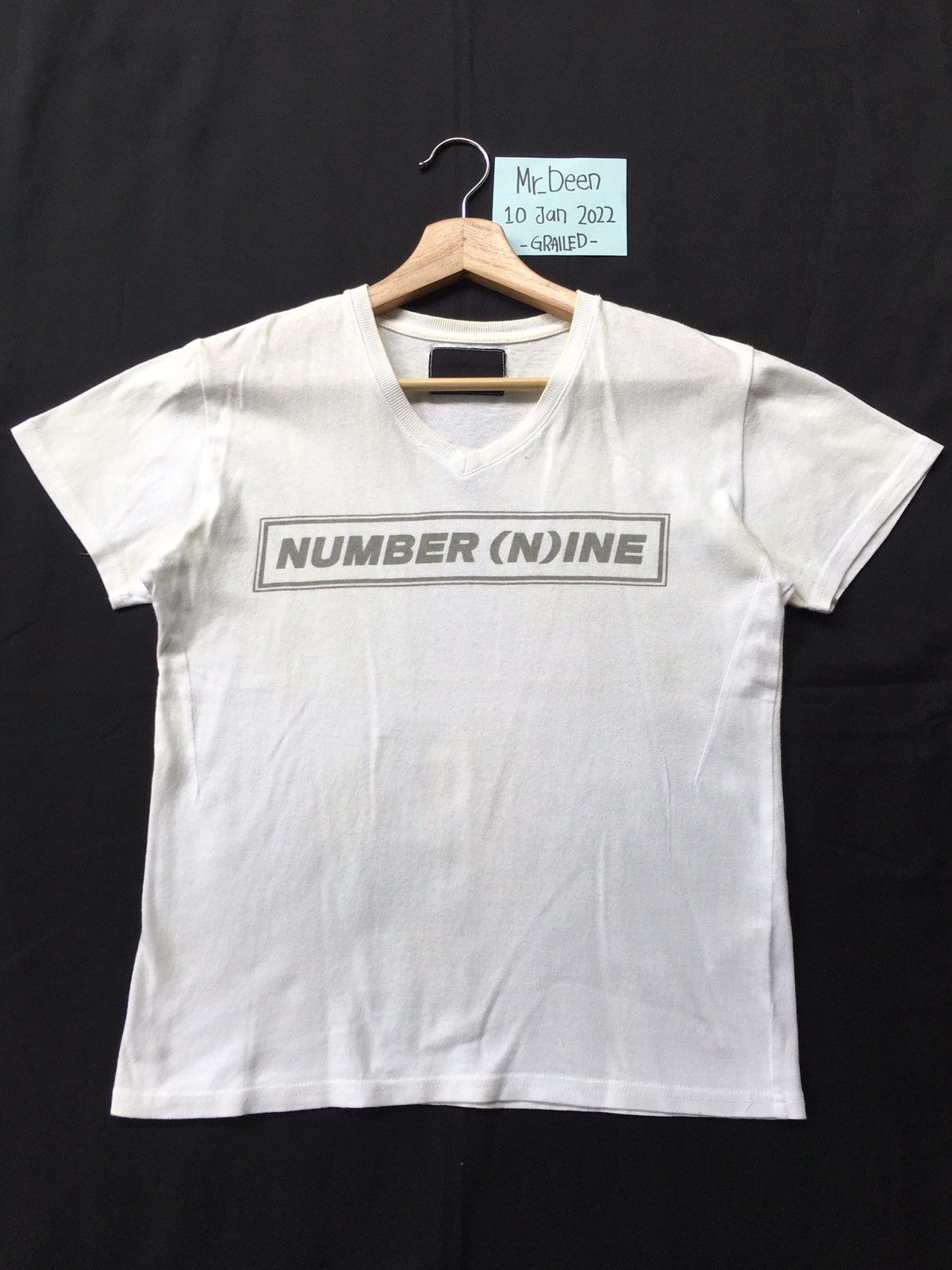 Number (N)ine Rare Vintage Number Nine Spellout Tshirt Size US S / EU 44-46 / 1 - 2 Thumbnail