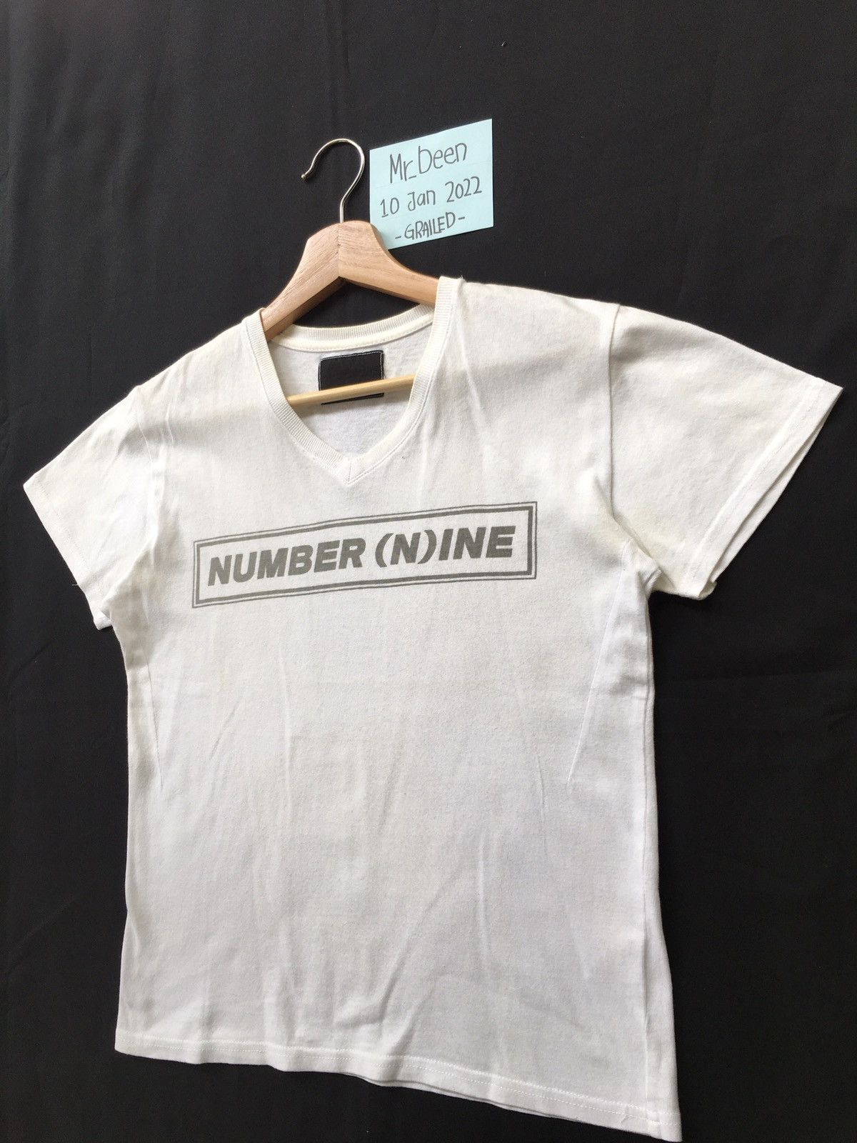 Number (N)ine Rare Vintage Number Nine Spellout Tshirt Size US S / EU 44-46 / 1 - 4 Thumbnail