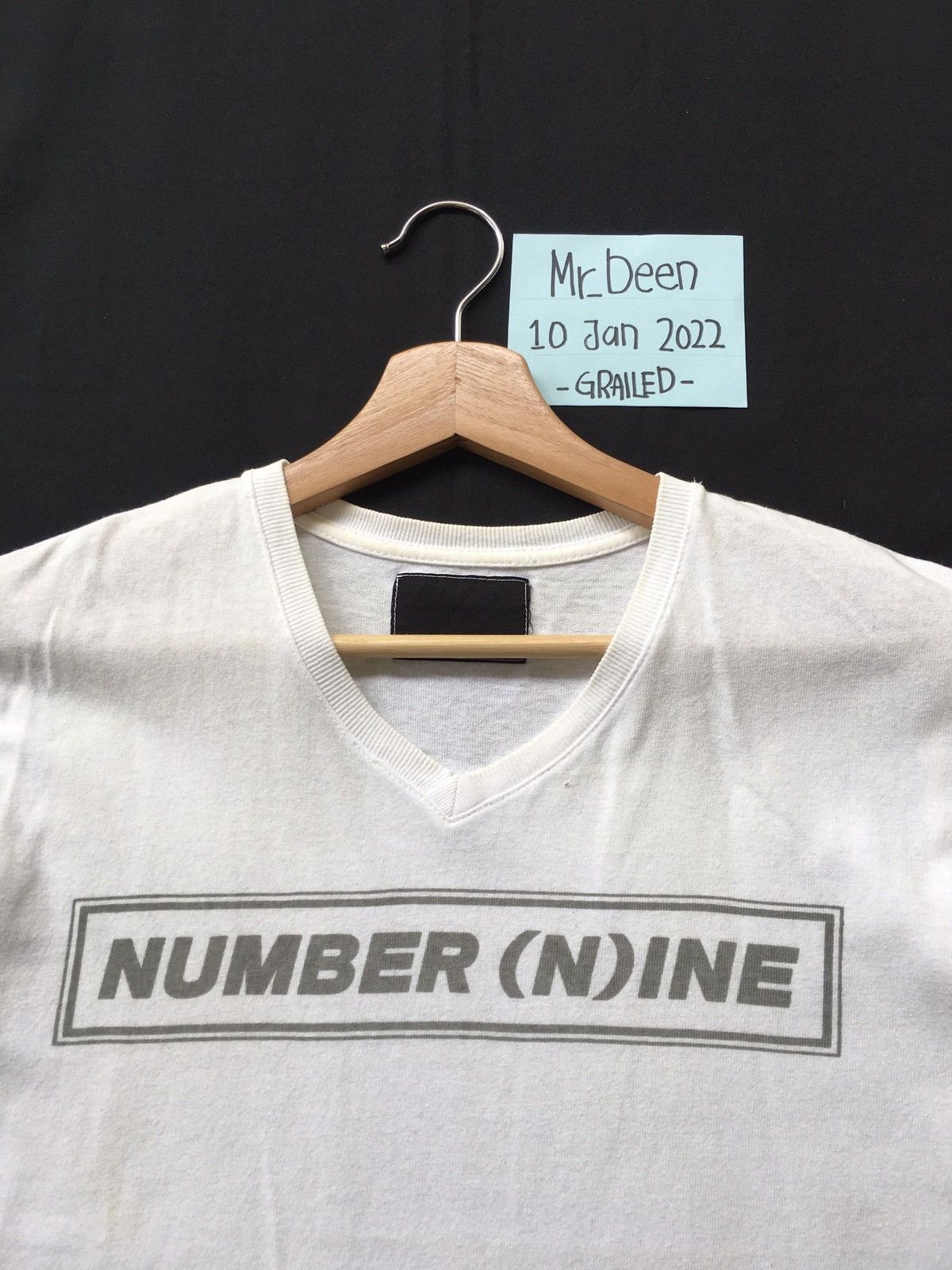 Rare Vintage Number Nine Spellout Tshirt