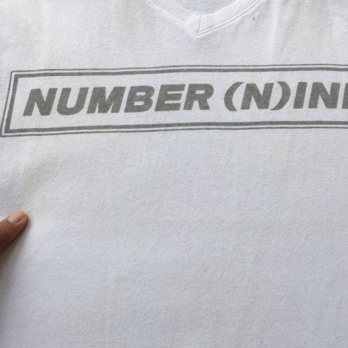 Number (N)ine Rare Vintage Number Nine Spellout Tshirt Size US S / EU 44-46 / 1 - 7 Thumbnail
