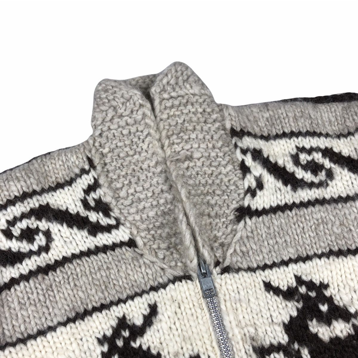 Native Vintage Cowichan Indian ‘Moose” Knit Sweater Kapital Size US M / EU 48-50 / 2 - 10 Thumbnail