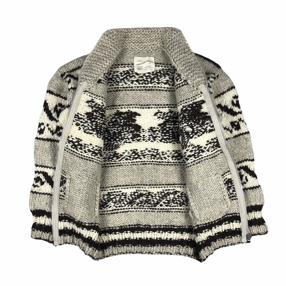 Native Vintage Cowichan Indian ‘Moose” Knit Sweater Kapital Size US M / EU 48-50 / 2 - 11 Thumbnail