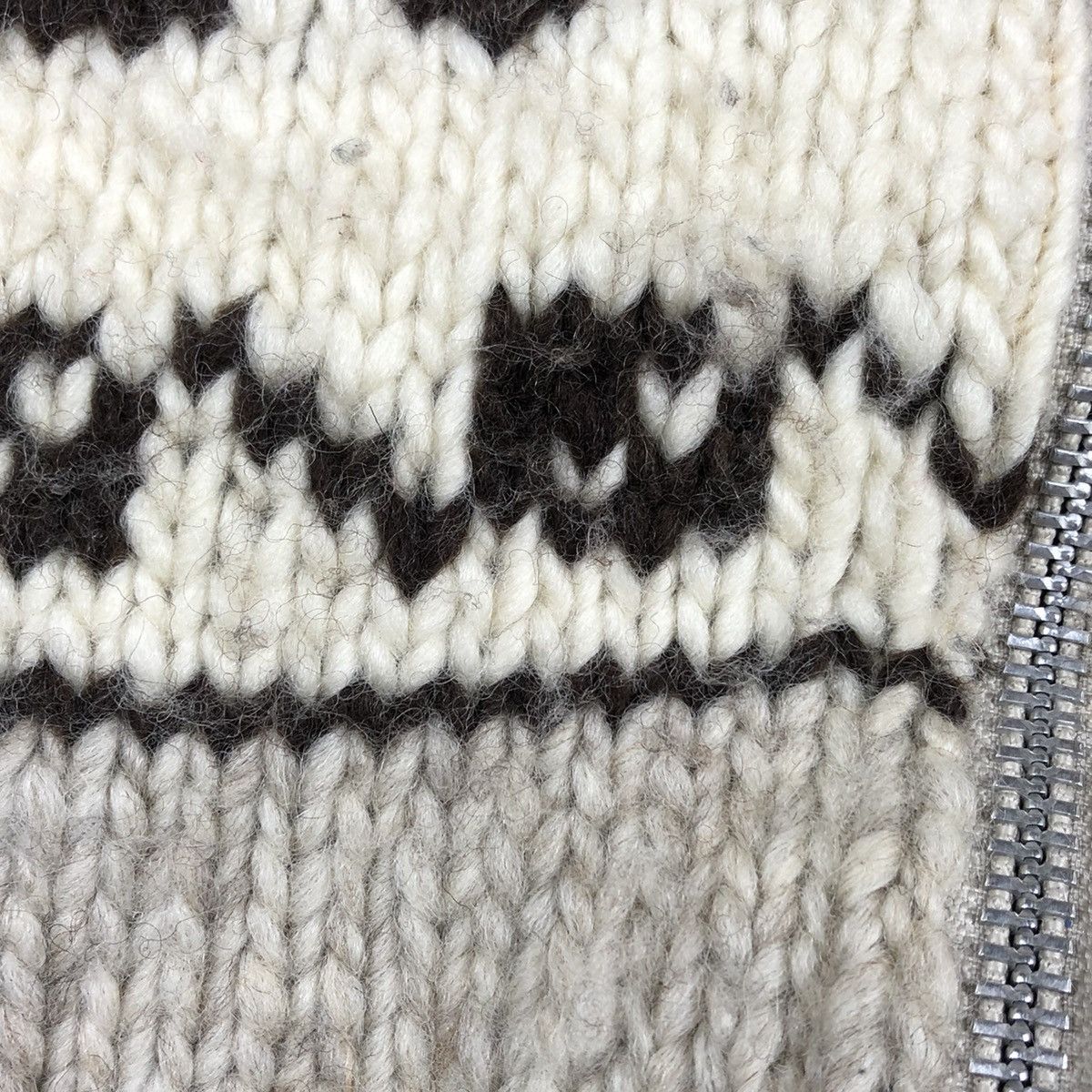 Native Vintage Cowichan Indian ‘Moose” Knit Sweater Kapital Size US M / EU 48-50 / 2 - 15 Thumbnail