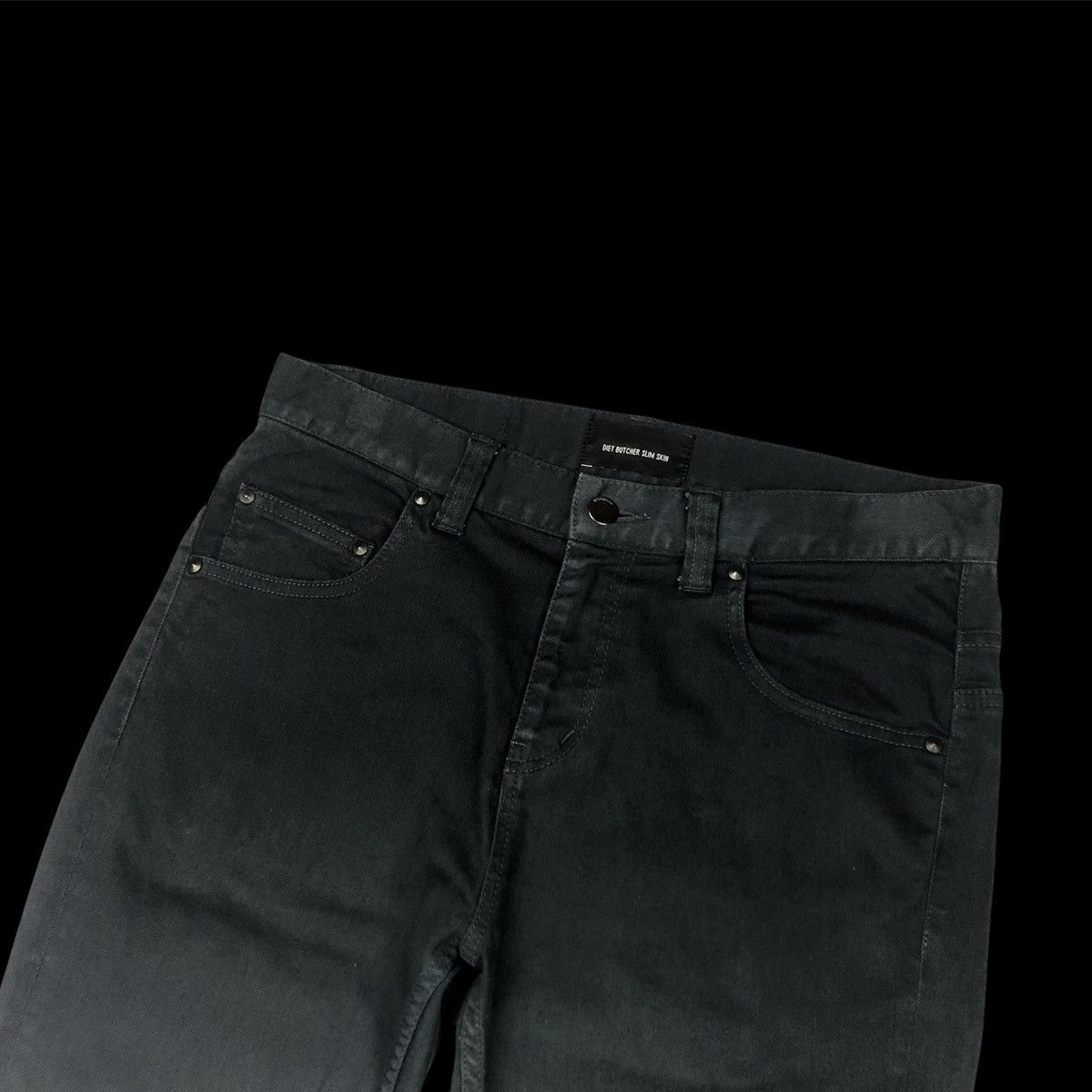 Diet Butcher Slim Skin DBSS 🇯🇵 FW13 ‘Acid Dip” Slim Denim Size US 32 / EU 48 - 4 Thumbnail