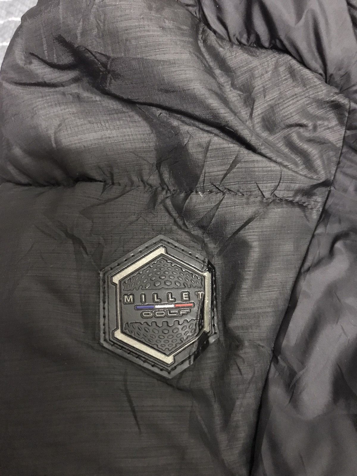 Japanese Brand MILLET PEUGEOT PUFFER BLACK Size US L / EU 52-54 / 3 - 12 Thumbnail