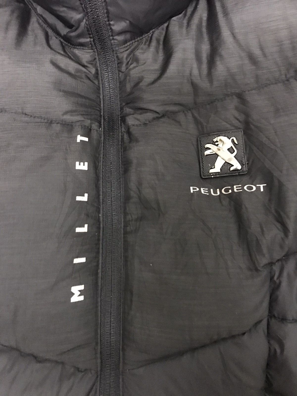 Japanese Brand MILLET PEUGEOT PUFFER BLACK Size US L / EU 52-54 / 3 - 11 Thumbnail