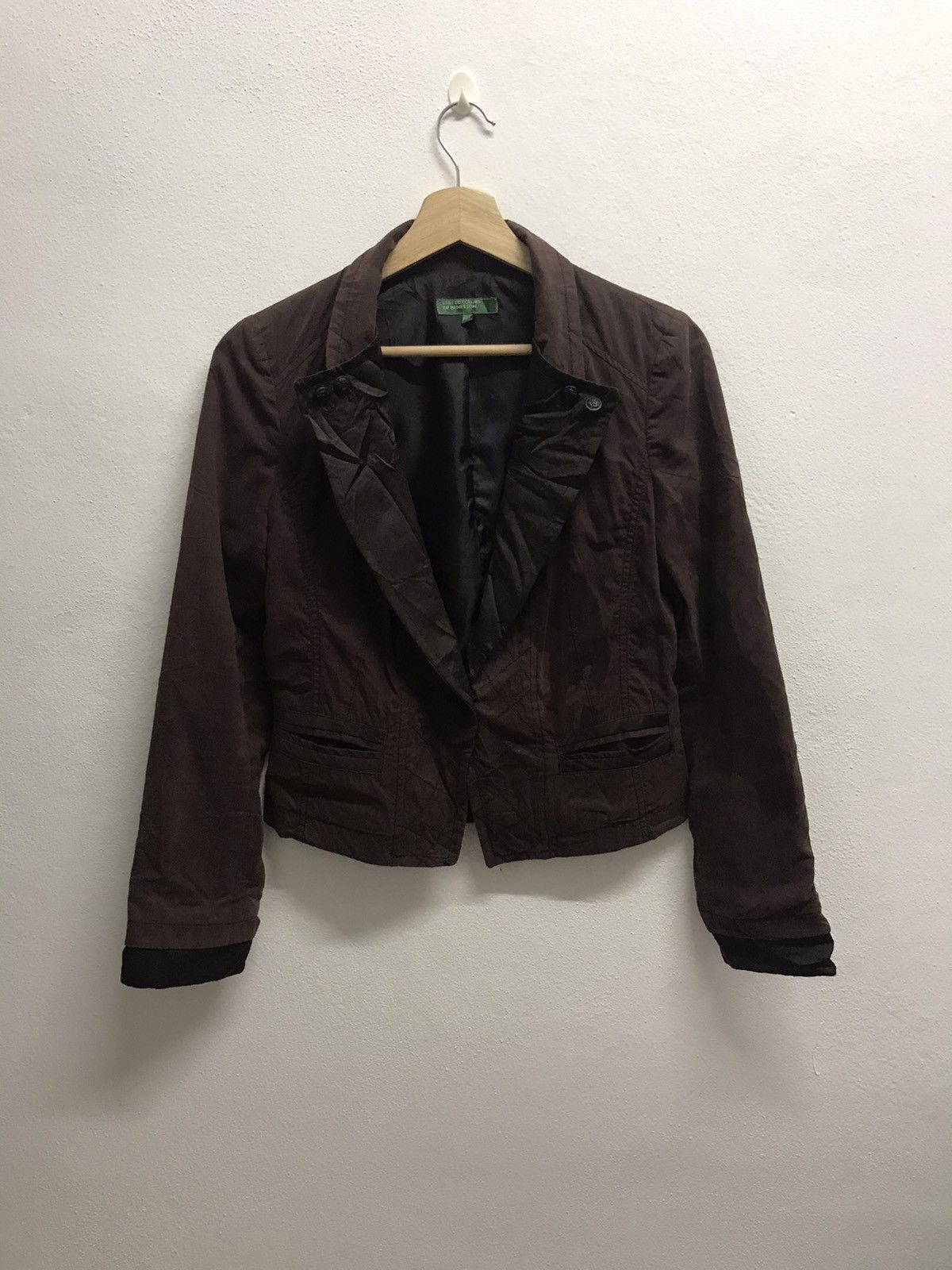 United Colors Of Benetton UNITED COLORS OF BENETTON TRICOT BLAZERS Size 42S - 1 Thumbnail