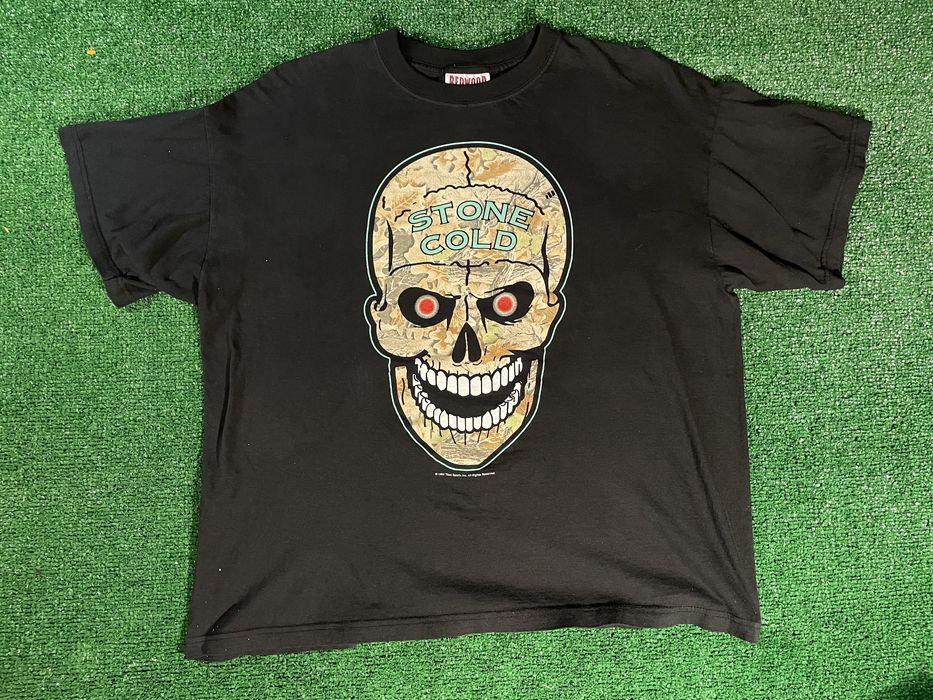 Vintage 1998 Stone Cold Whoop ass T shirt | Grailed
