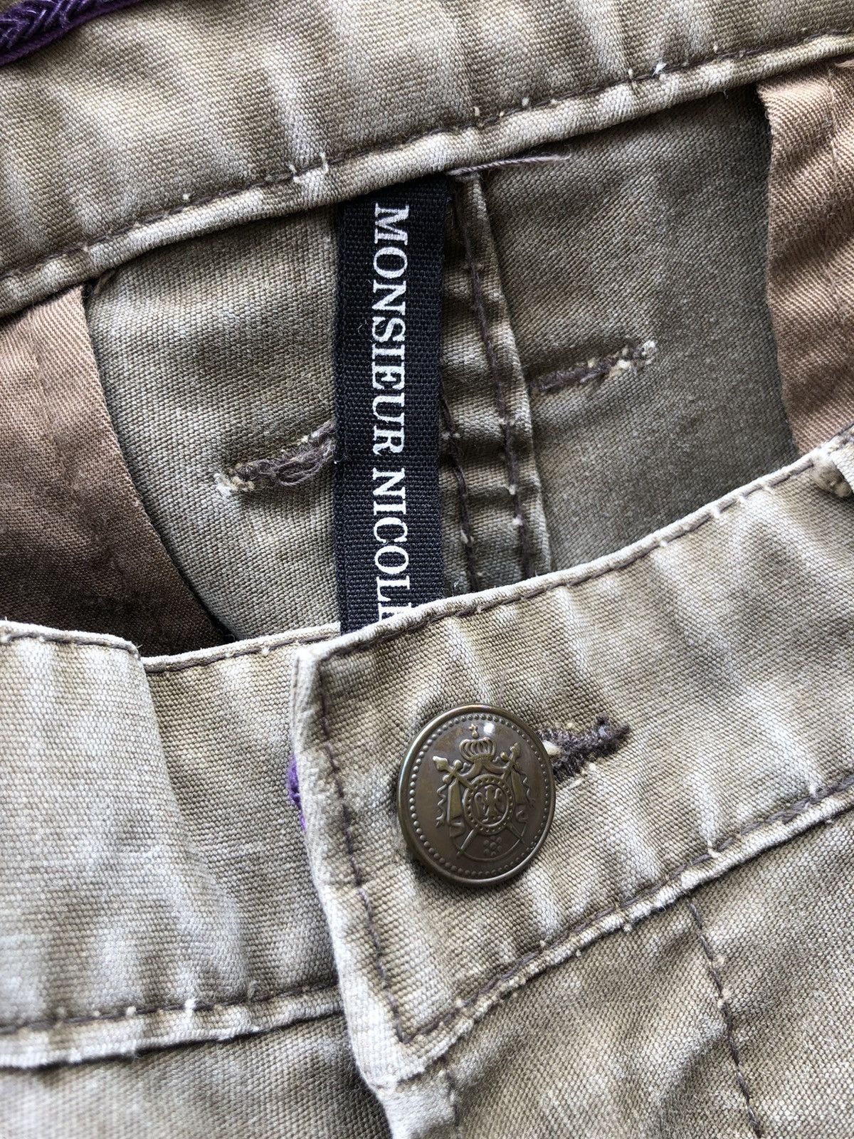 Obelisk RARE🔥90s Monsieur Nicole 🇯🇵 Multi Pockets Tech Wear Pants Size US 32 / EU 48 - 9 Thumbnail