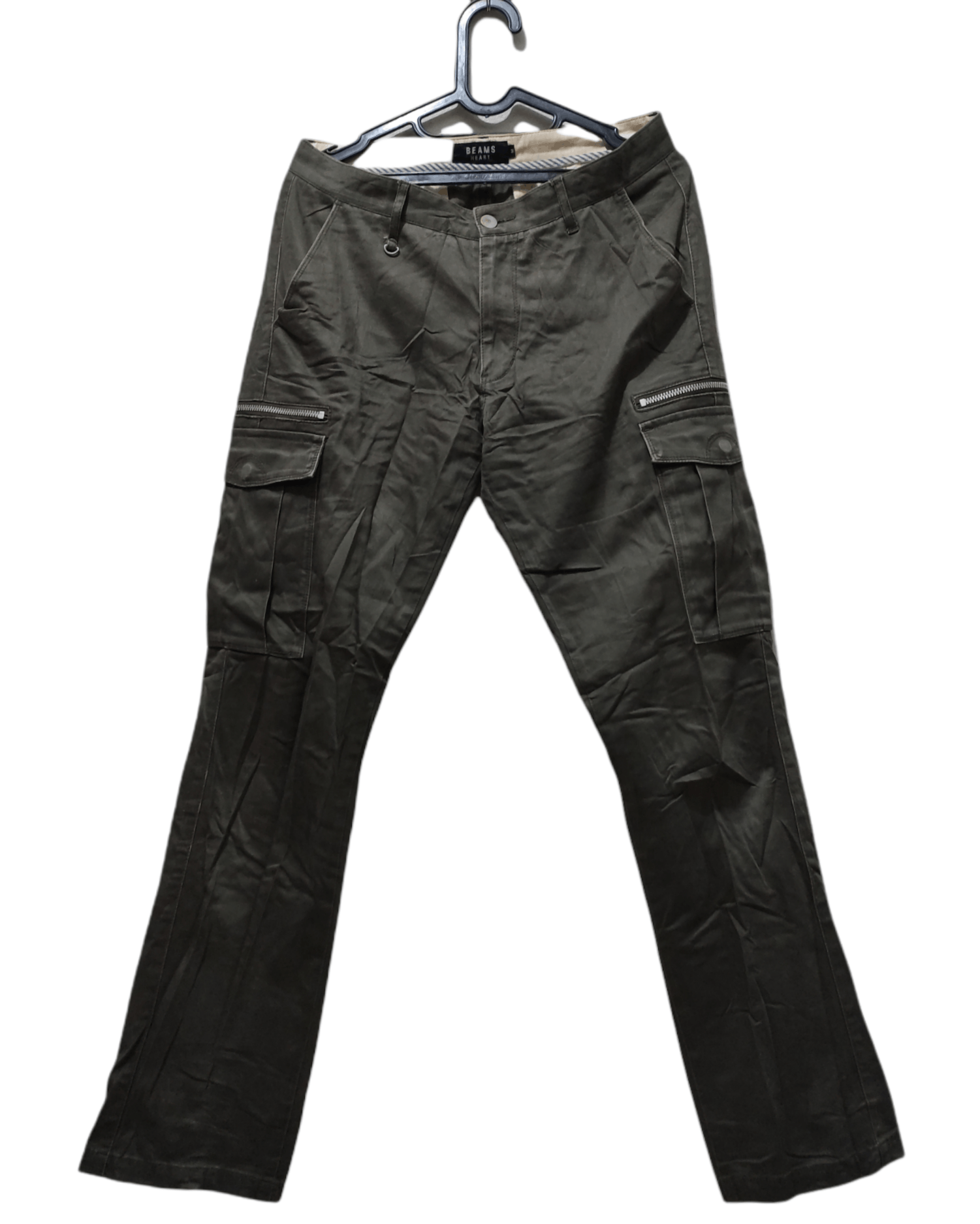 Beams Heart Cargo Zip Multi pocket Pant