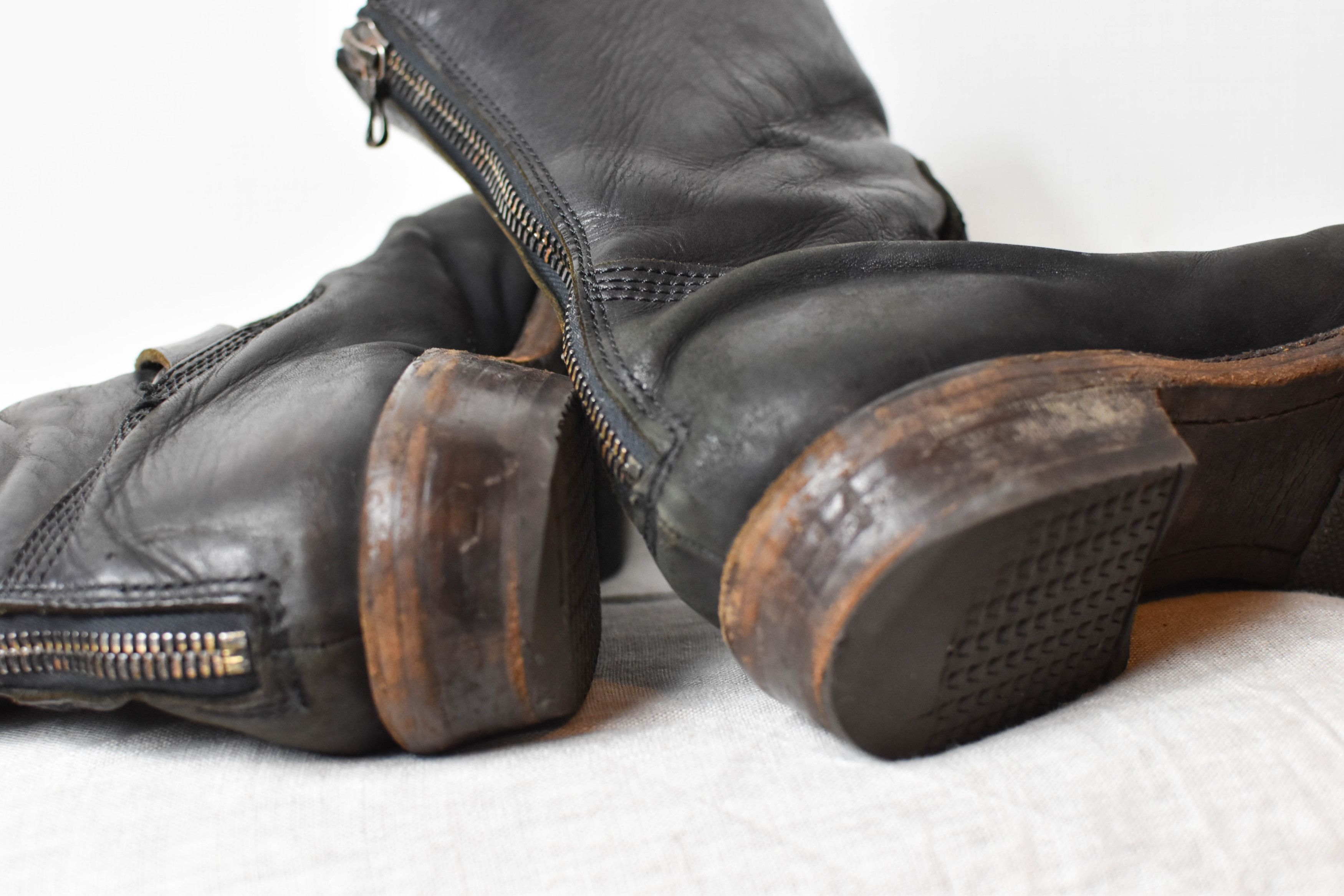 Julius Archive Back-Zip Boots | Karasu Shop