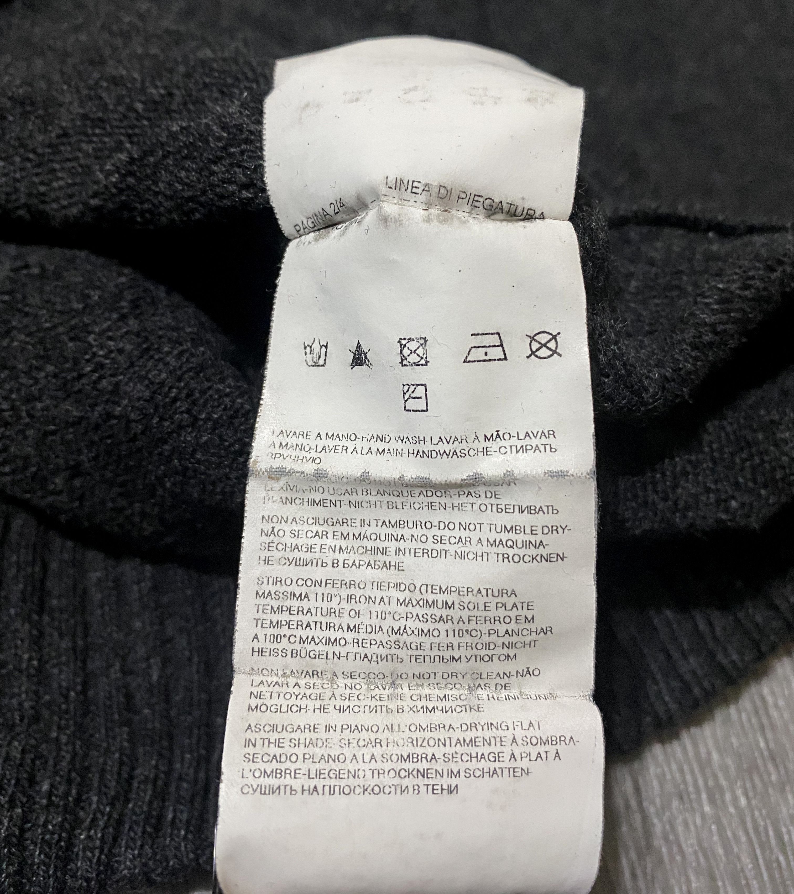 Giorgio Armani Grey Virgin Wool Heavy Knit Hooded Buttons Sweater Size US L / EU 52-54 / 3 - 10 Thumbnail