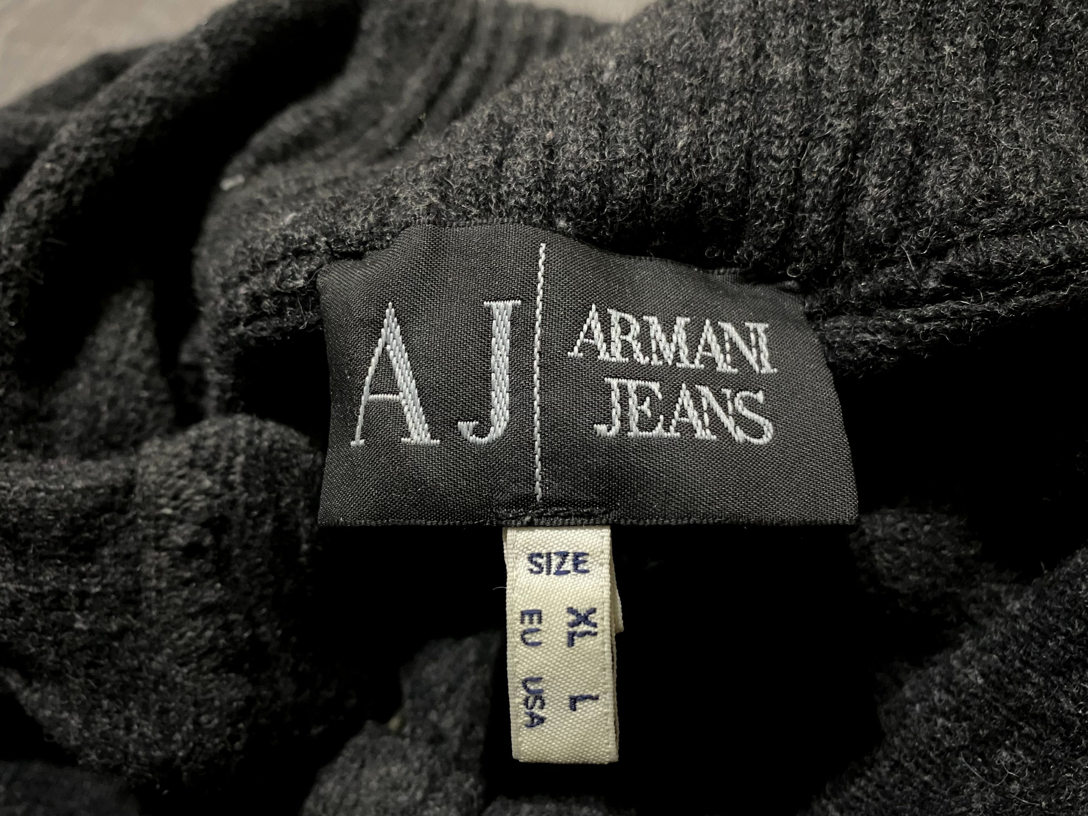 Giorgio Armani Grey Virgin Wool Heavy Knit Hooded Buttons Sweater Size US L / EU 52-54 / 3 - 5 Thumbnail