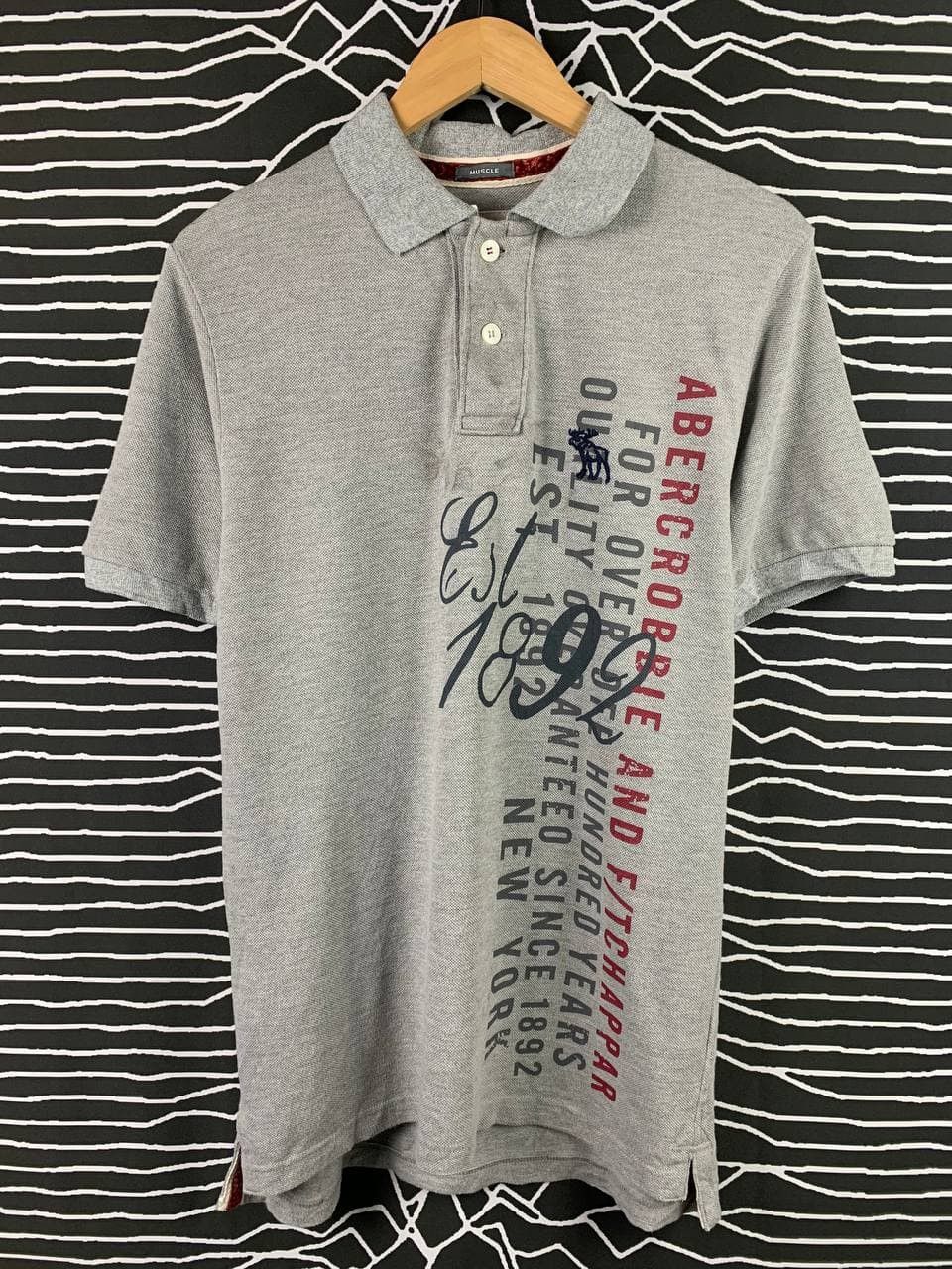 Abercrombie & Fitch Vtg Abercrombie & Fitch Polo Tee Size US M / EU 48-50 / 2 - 2 Thumbnail