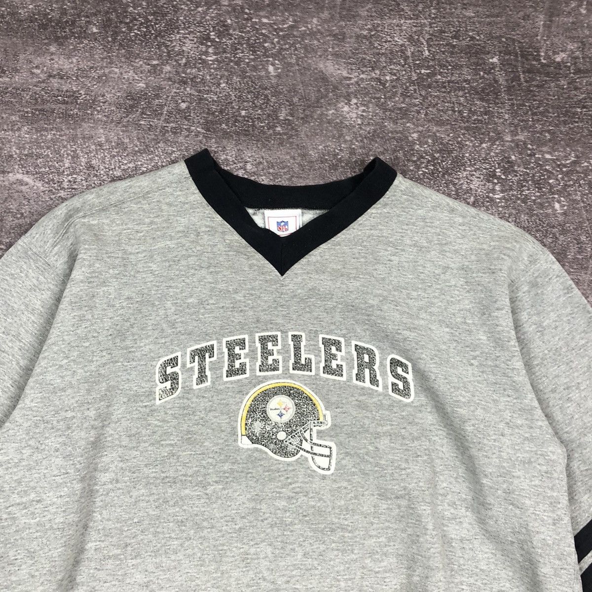 NFL Vintage Steelers Big Logo Sweatshirt Size L Made in Mexico Size US L / EU 52-54 / 3 - 2 Thumbnail
