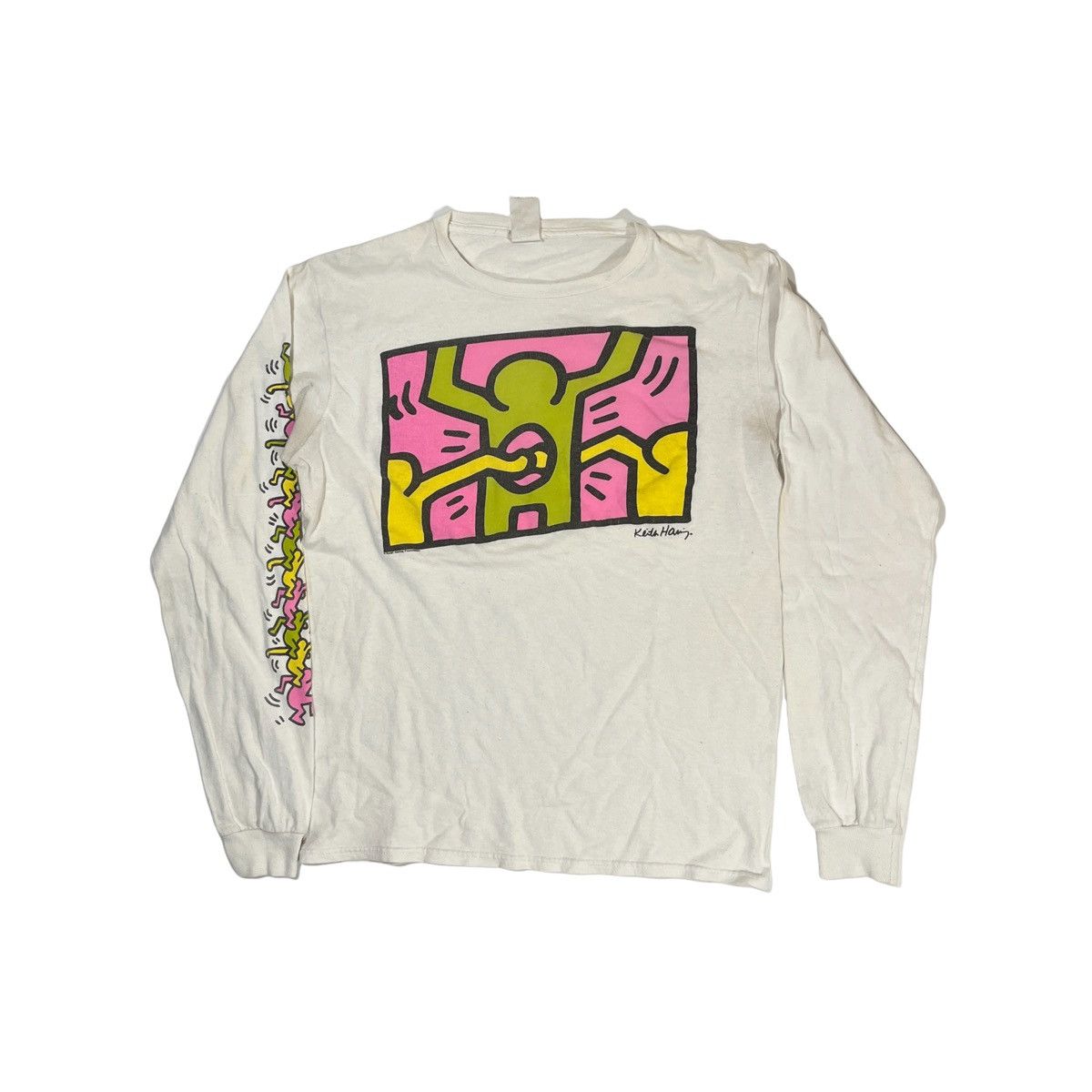 Keith Haring × Vintage Vintage Keith Haring Longsleeve Shirt Size US S / EU 44-46 / 1 - 1 Thumbnail