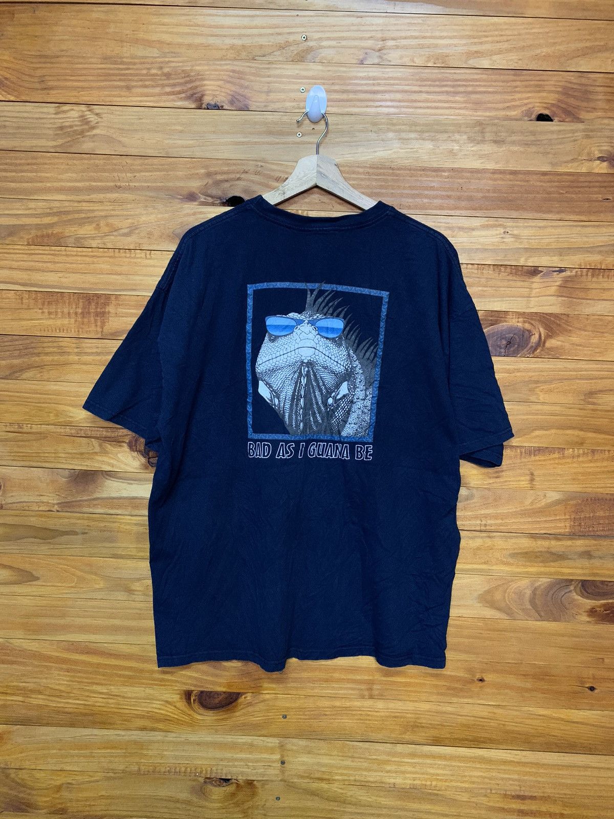 Rap Tees Vintage Y2K Iguana Bad As I Guana Be Size US XL / EU 56 / 4 - 1 Thumbnail