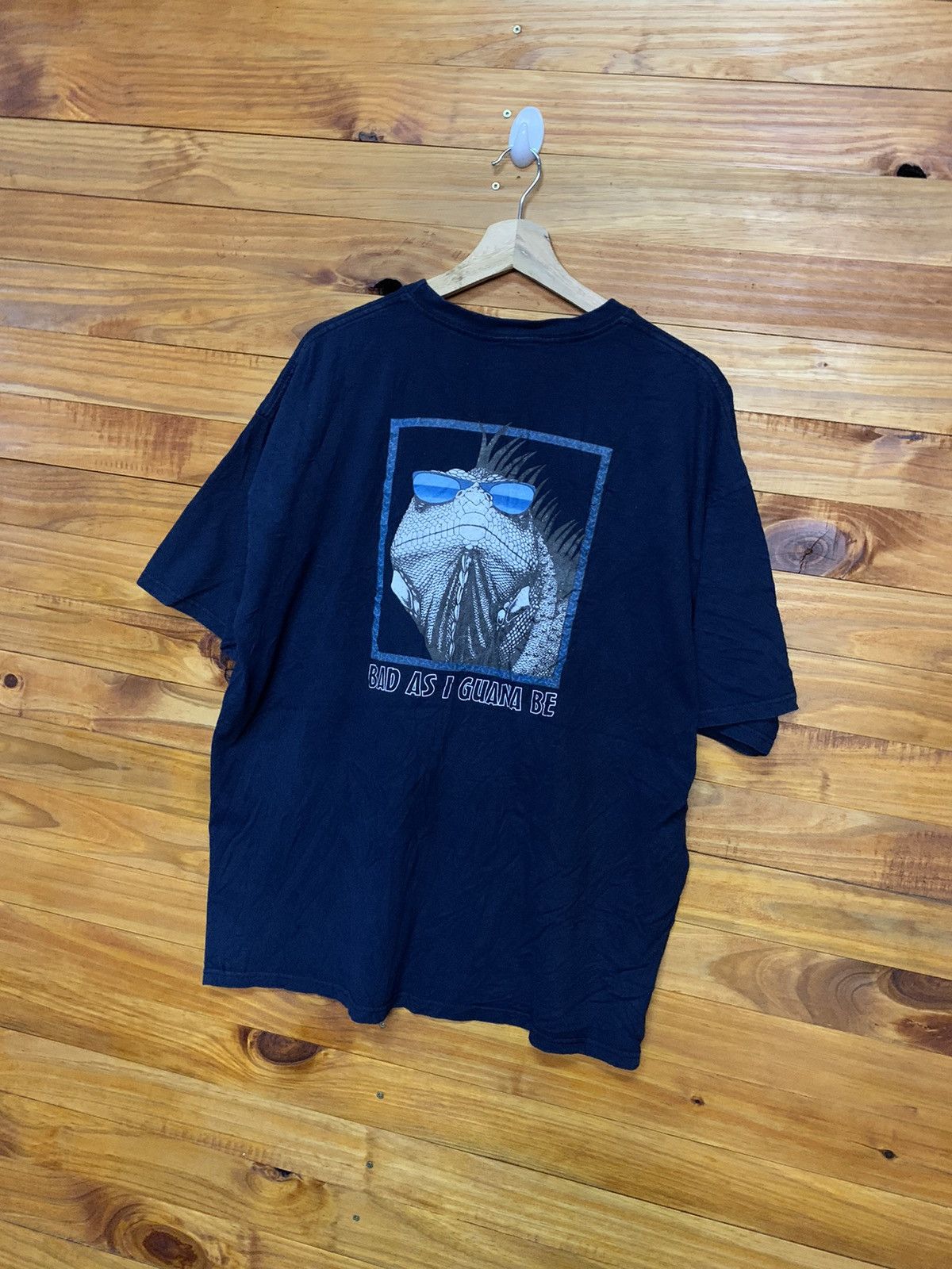 Rap Tees Vintage Y2K Iguana Bad As I Guana Be Size US XL / EU 56 / 4 - 2 Thumbnail
