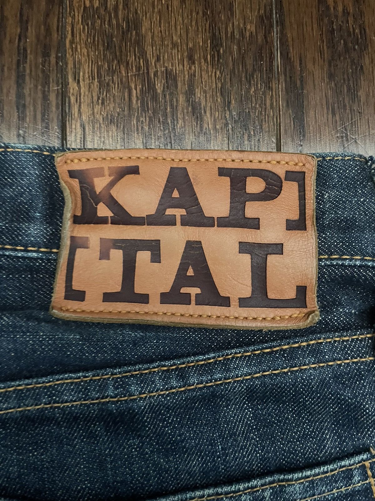 Kapital × Kapital Kountry Kapital Flared Cactus Raw Denim Jeans Indigo Size US 29 - 3 Thumbnail
