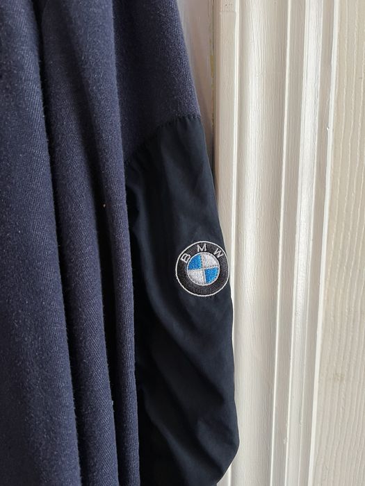 Bmw Navy Blue BMW Sweater w/ Front Zipper Pocket | Grailed