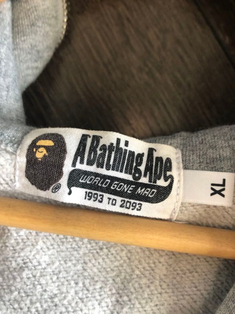 Bape Bape Full Zip Grey Hoodie Size US XL / EU 56 / 4 - 8 Thumbnail