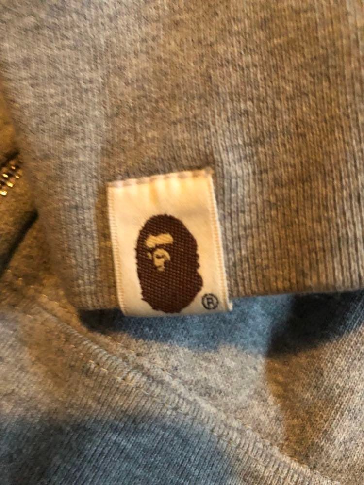 Bape Bape Full Zip Grey Hoodie Size US XL / EU 56 / 4 - 10 Thumbnail
