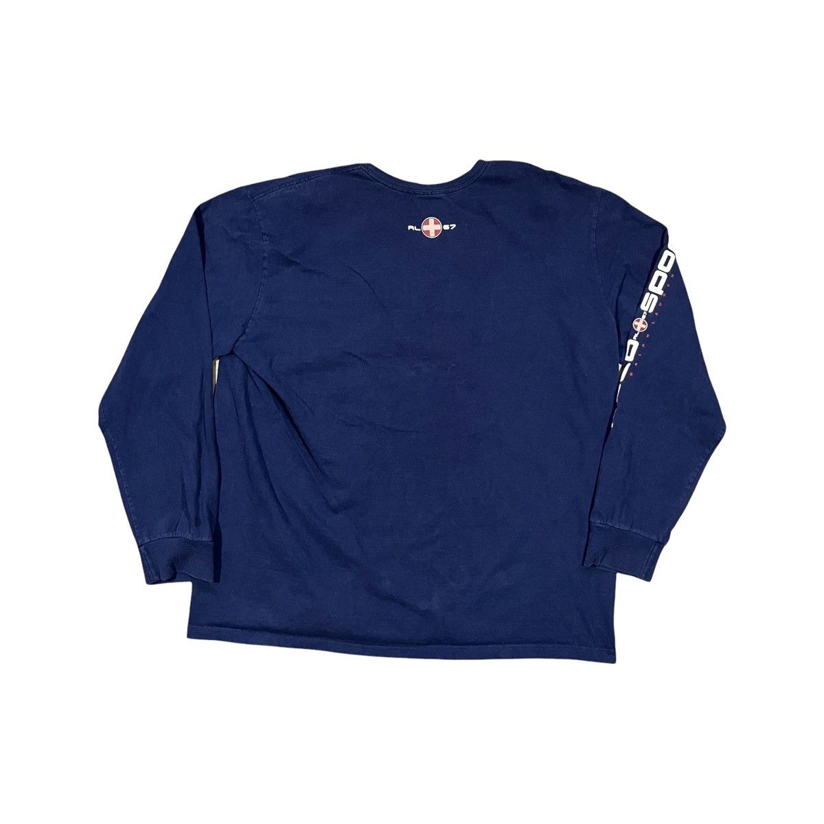 Polo Ralph Lauren × Vintage 90s navy blue polo sport long sleeve tee Size US XL / EU 56 / 4 - 5 Thumbnail