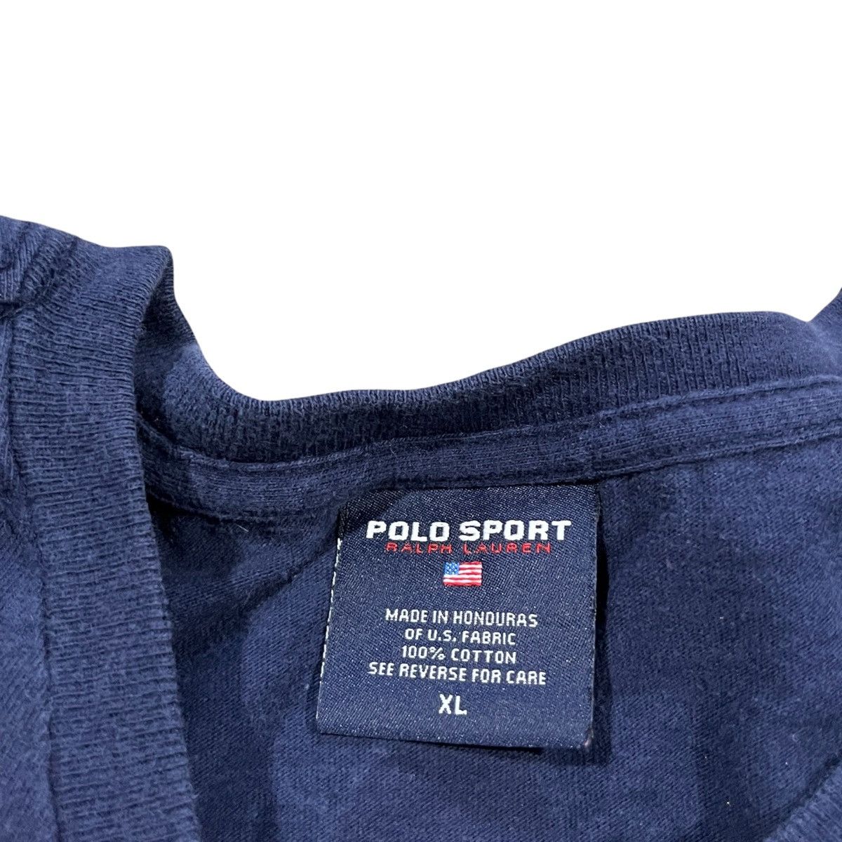 Polo Ralph Lauren × Vintage 90s navy blue polo sport long sleeve tee Size US XL / EU 56 / 4 - 4 Thumbnail