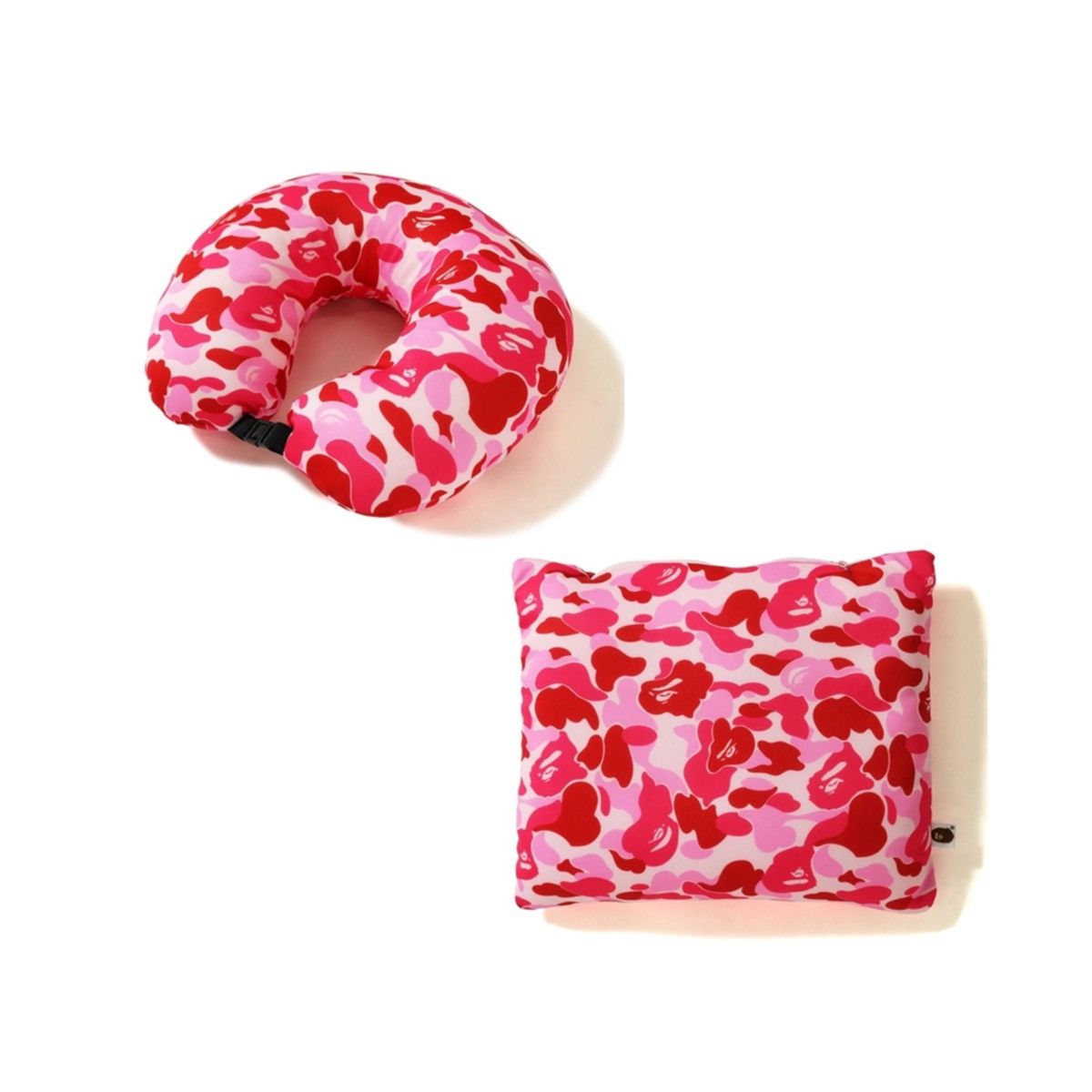 image of Bape Abc 2Way Neck Pillow Pink, Men's