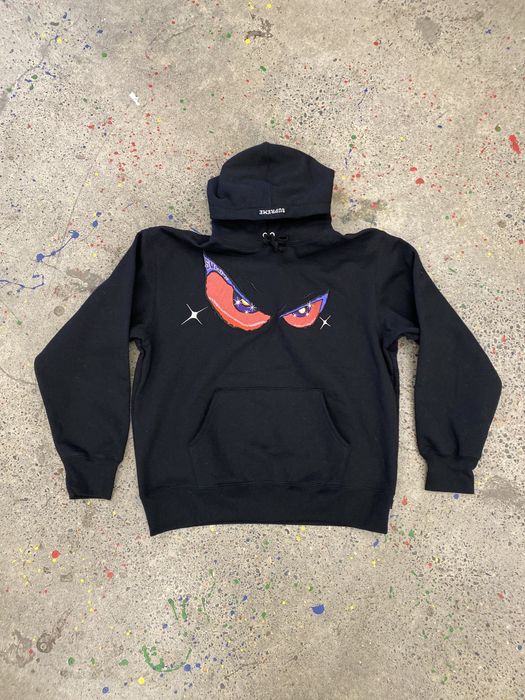 Supreme Supreme Eyes Black Hoodie Size Medium | Grailed