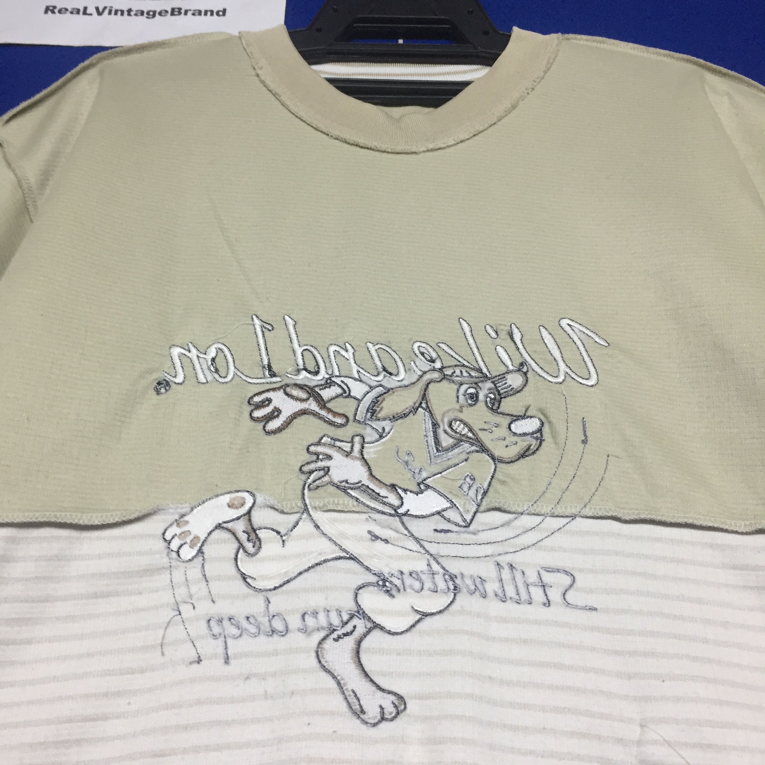 Japanese Brand × Vintage Vintage Wike And Lon Animated Embroidery Baseball T-Shirt Size US M / EU 48-50 / 2 - 7 Thumbnail