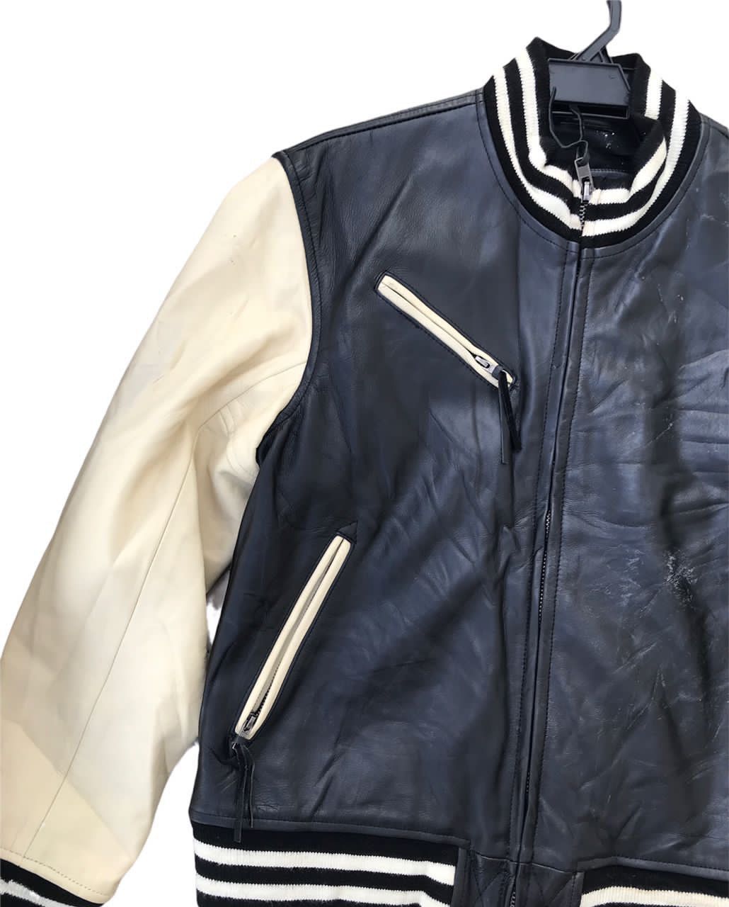 Japanese Brand Liugoo Leather Varsity Jacket Size US XL / EU 56 / 4 - 2 Thumbnail