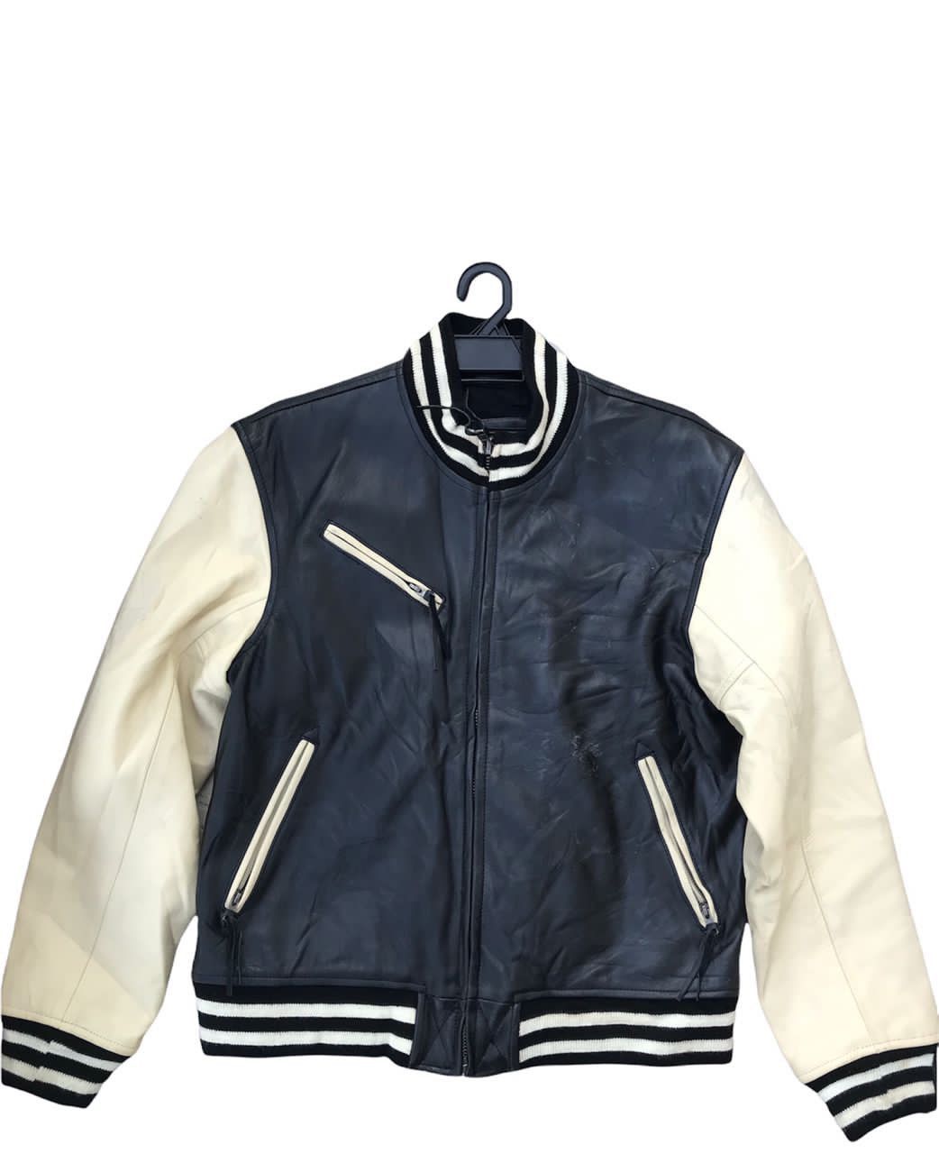 Japanese Brand Liugoo Leather Varsity Jacket Size US XL / EU 56 / 4 - 1 Thumbnail