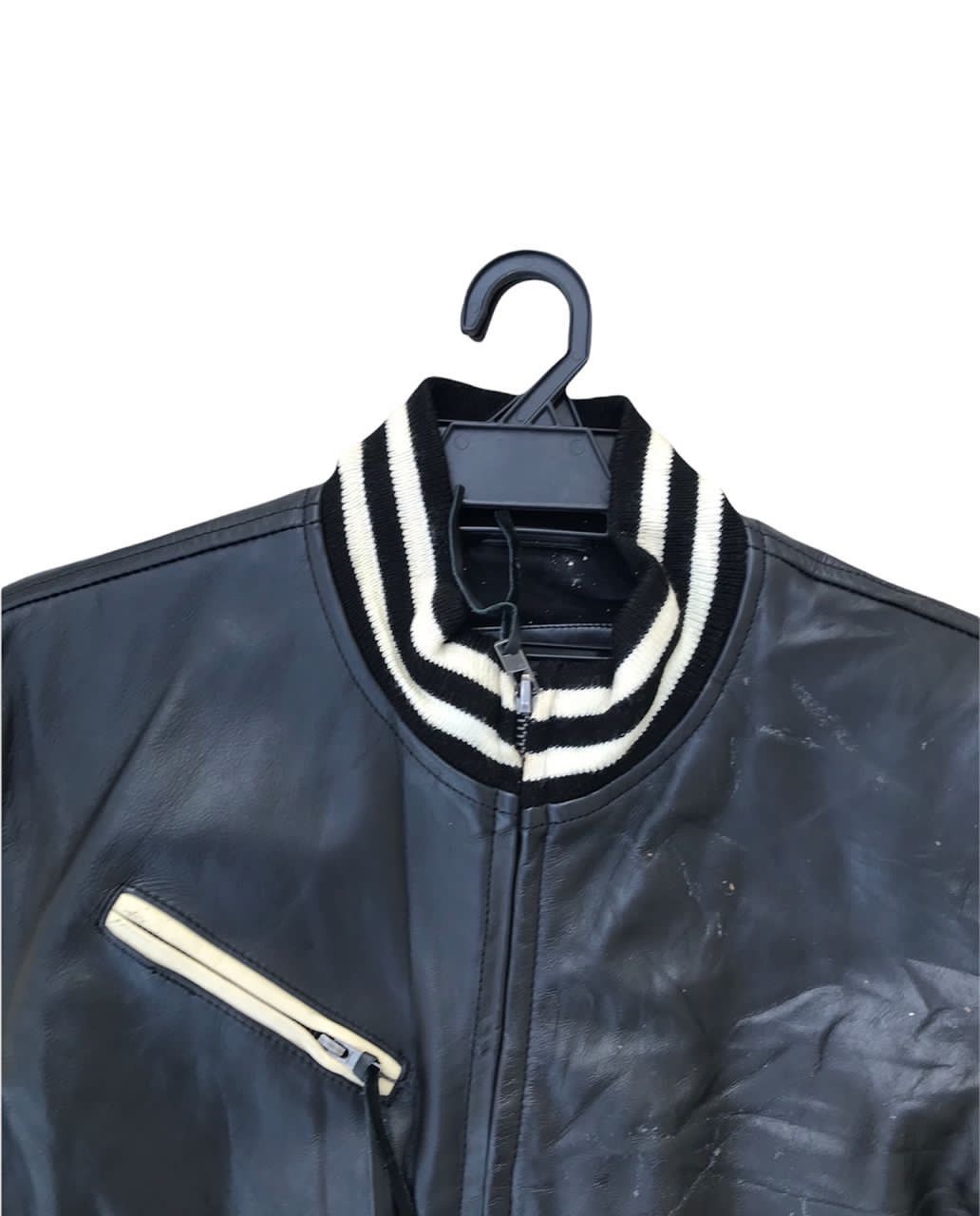 Japanese Brand Liugoo Leather Varsity Jacket Size US XL / EU 56 / 4 - 3 Thumbnail