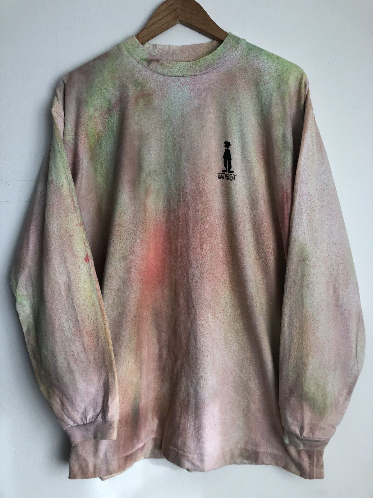 Stussy × Vintage Vintage Stussy Tie Dye Long Sleeve Shirt Size M Size US M / EU 48-50 / 2 - 1 Thumbnail