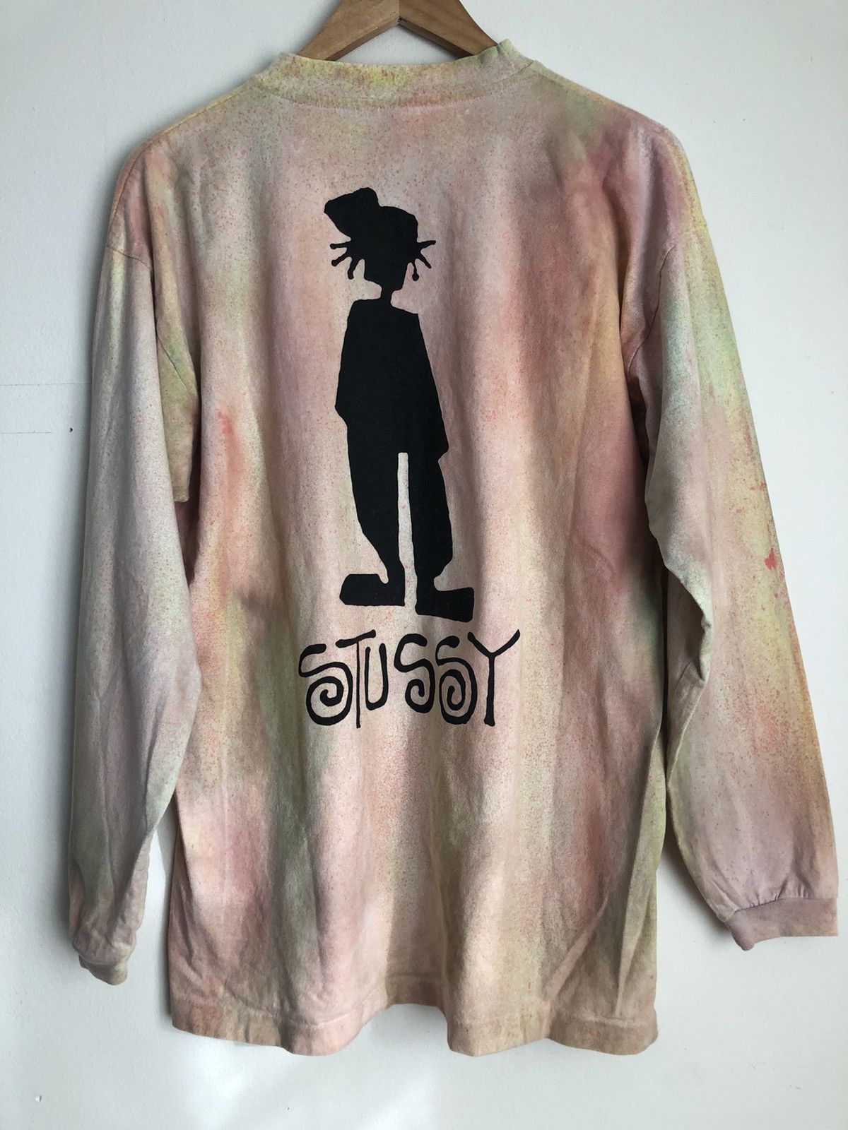 Stussy × Vintage Vintage Stussy Tie Dye Long Sleeve Shirt Size M Size US M / EU 48-50 / 2 - 5 Thumbnail