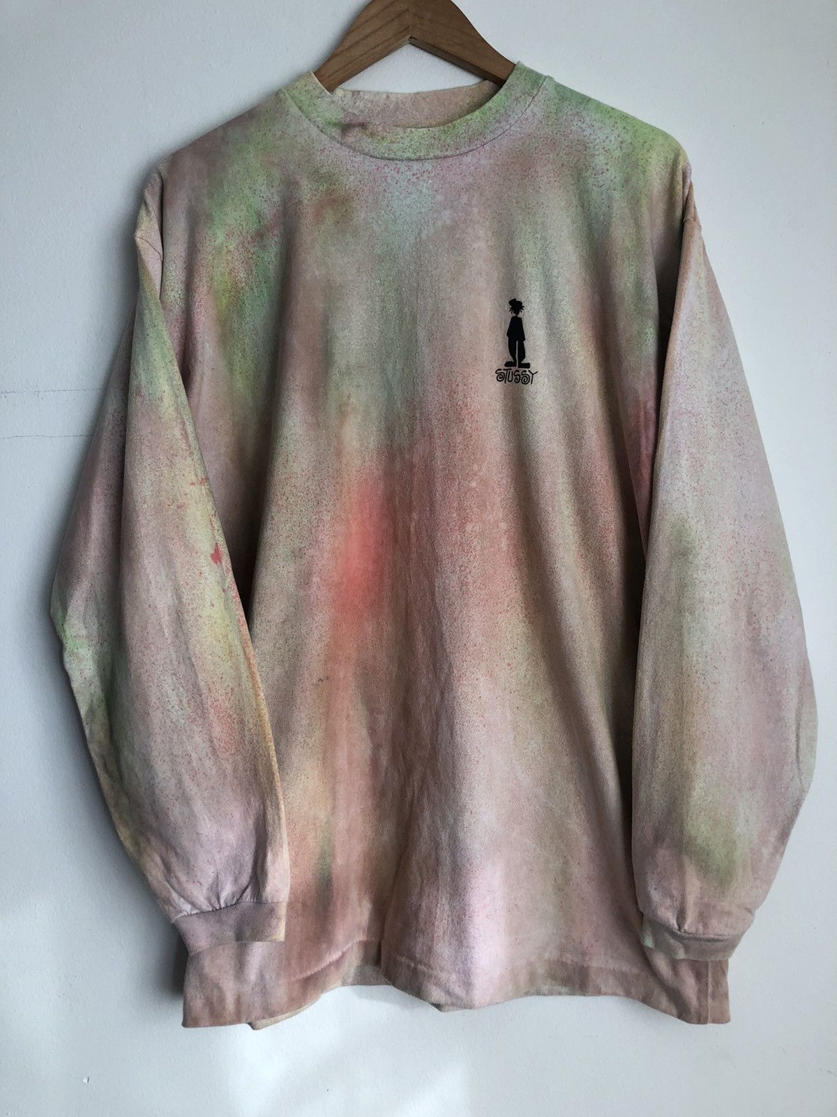 Stussy × Vintage Vintage Stussy Tie Dye Long Sleeve Shirt Size M Size US M / EU 48-50 / 2 - 2 Thumbnail
