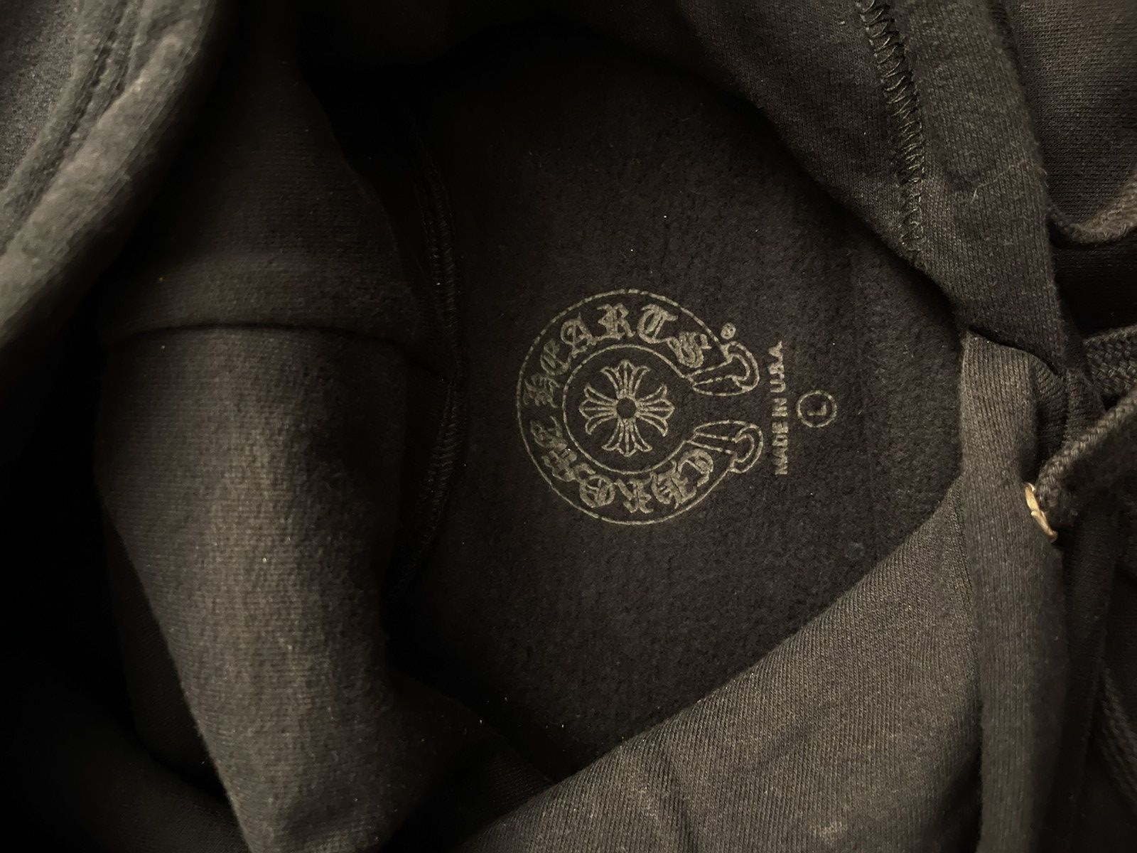 Chrome Hearts Chrome Hearts Vertical Logo FU Hoodie black/brown Size US L / EU 52-54 / 3 - 4 Thumbnail