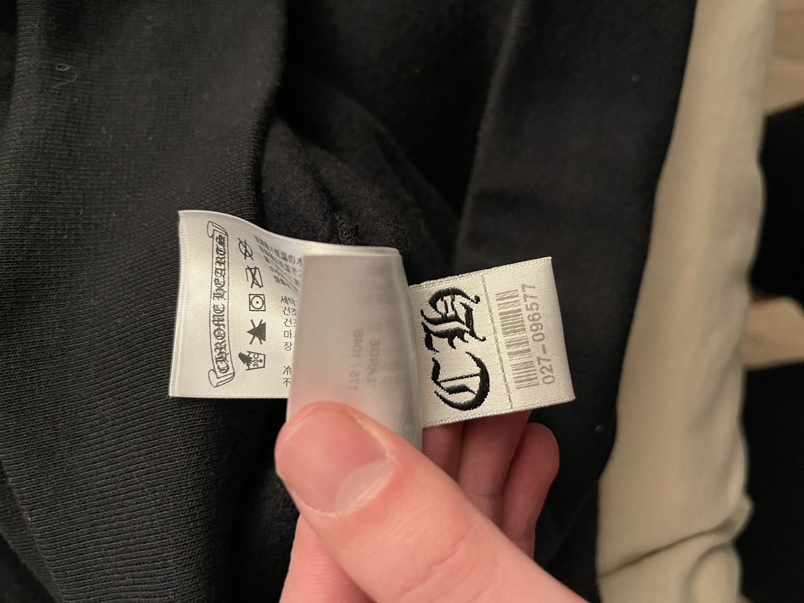 Chrome Hearts Chrome Hearts Vertical Logo FU Hoodie black/brown Size US L / EU 52-54 / 3 - 8 Thumbnail
