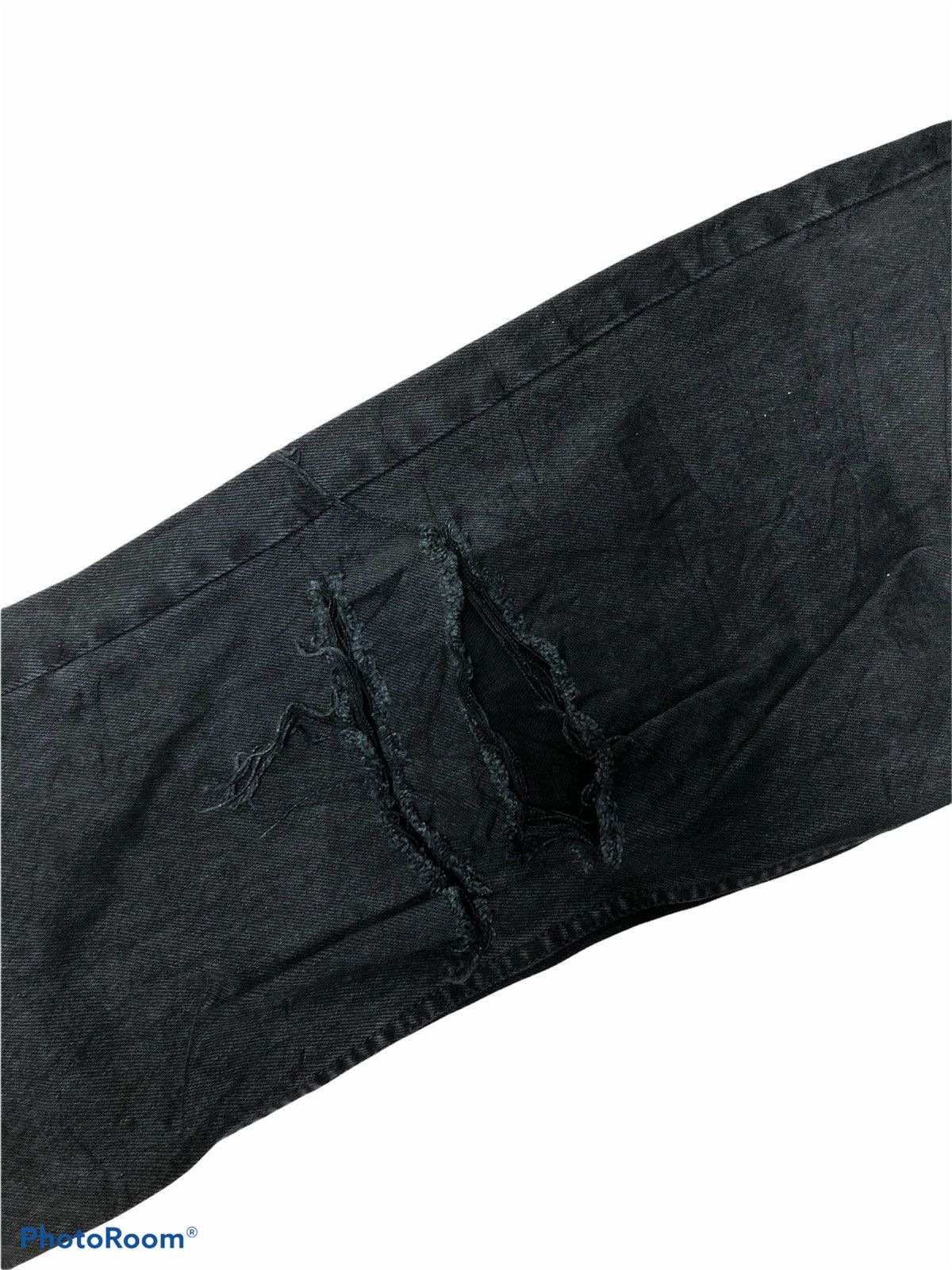 RE/DONE CROPPED DISTRESSED DENIM BY RE/DONE Size US 33 - 5 Thumbnail