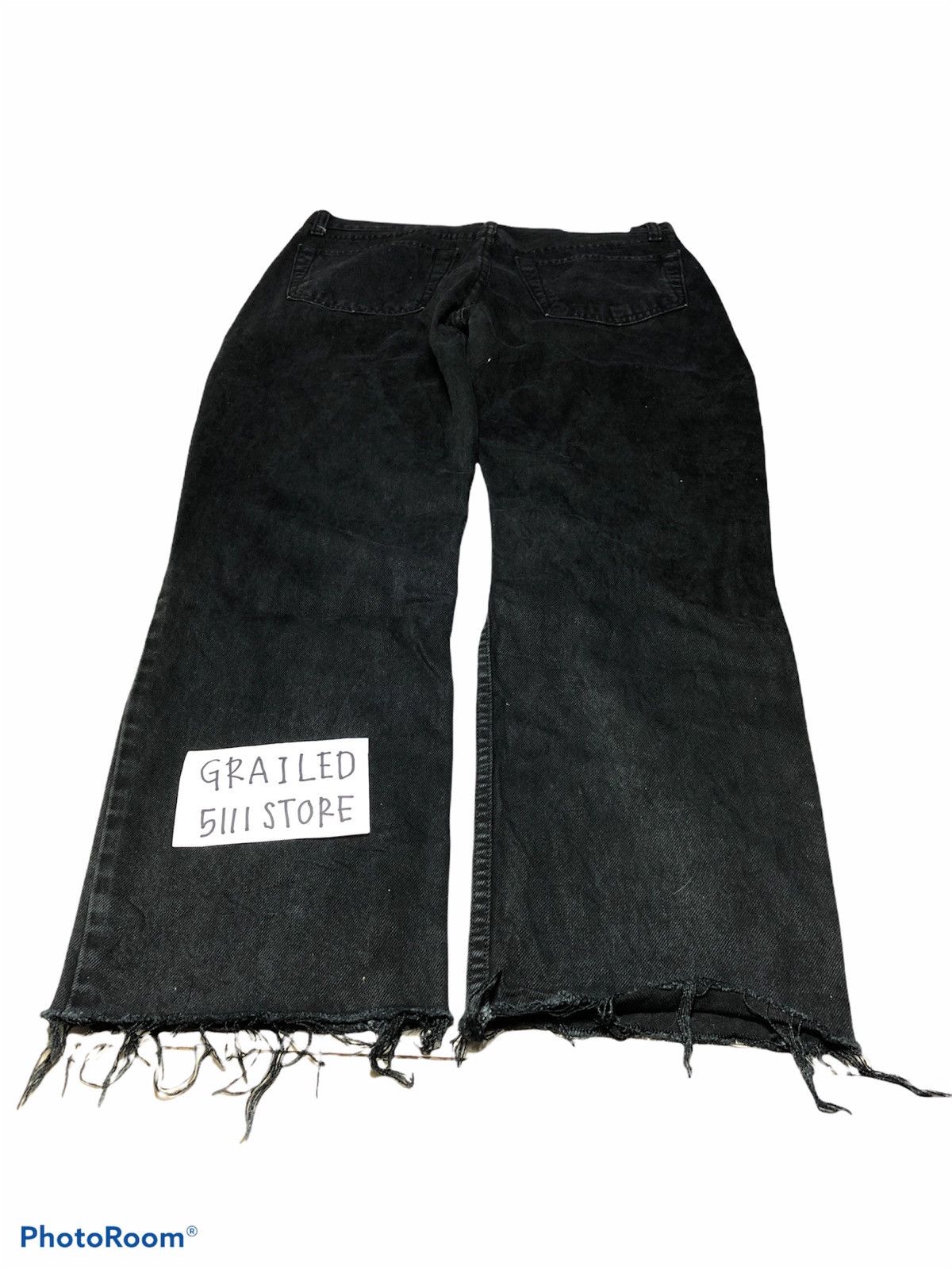 RE/DONE CROPPED DISTRESSED DENIM BY RE/DONE Size US 33 - 8 Thumbnail