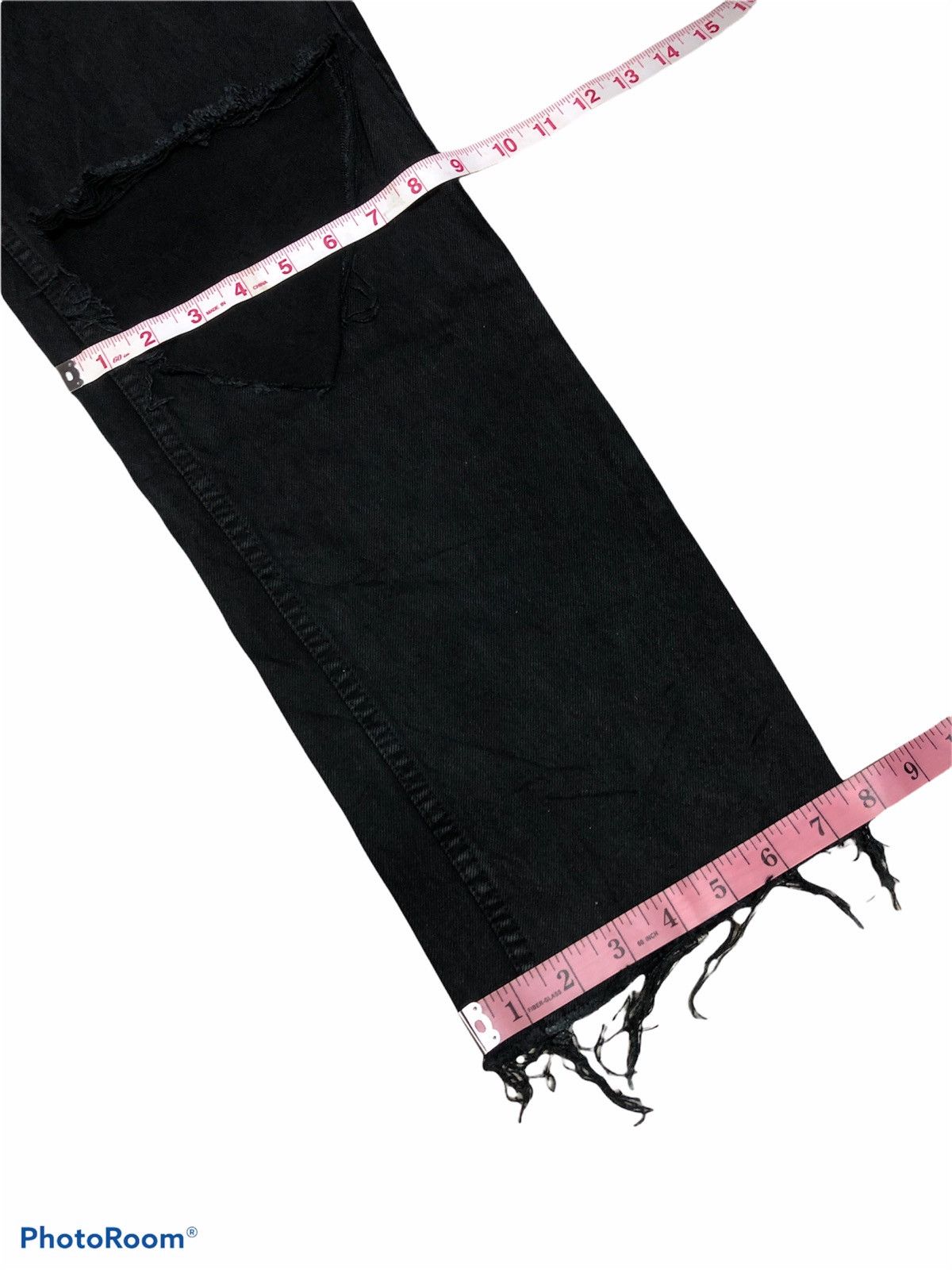 RE/DONE CROPPED DISTRESSED DENIM BY RE/DONE Size US 33 - 13 Thumbnail