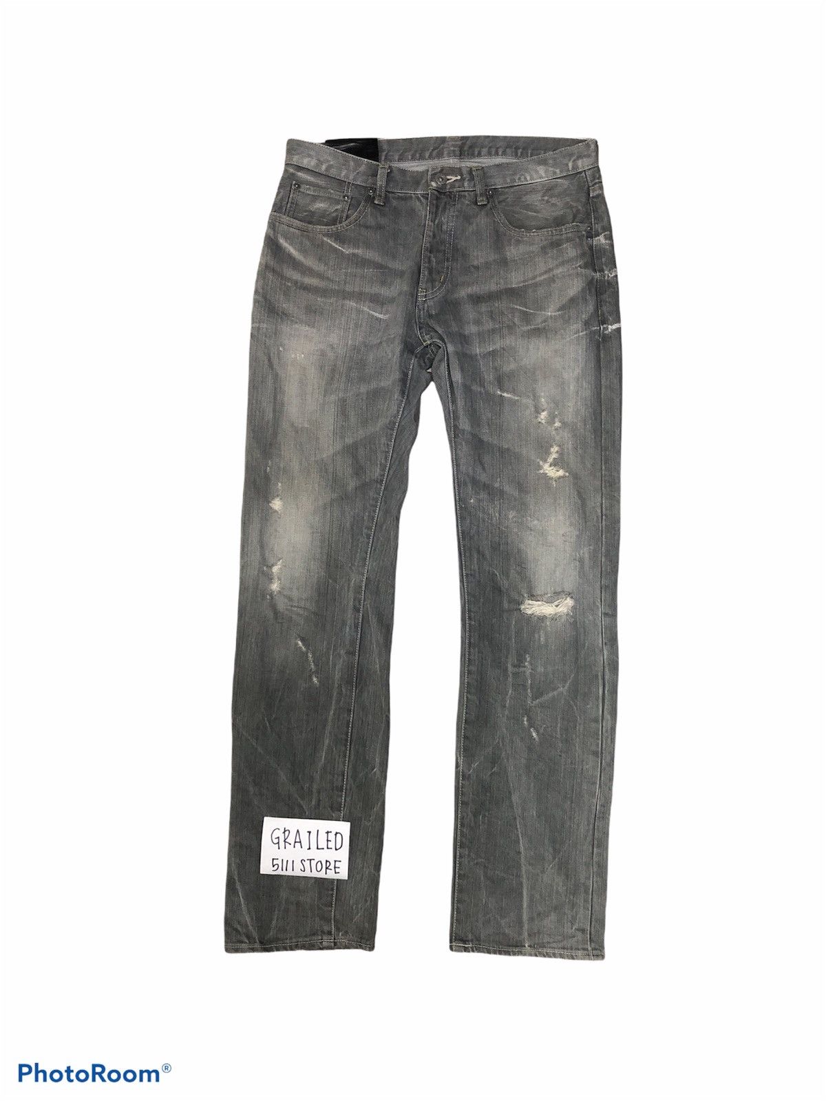 Japanese Brand JAPANESSE BRAND TK Distressed Denim Size US 33 - 1 Thumbnail
