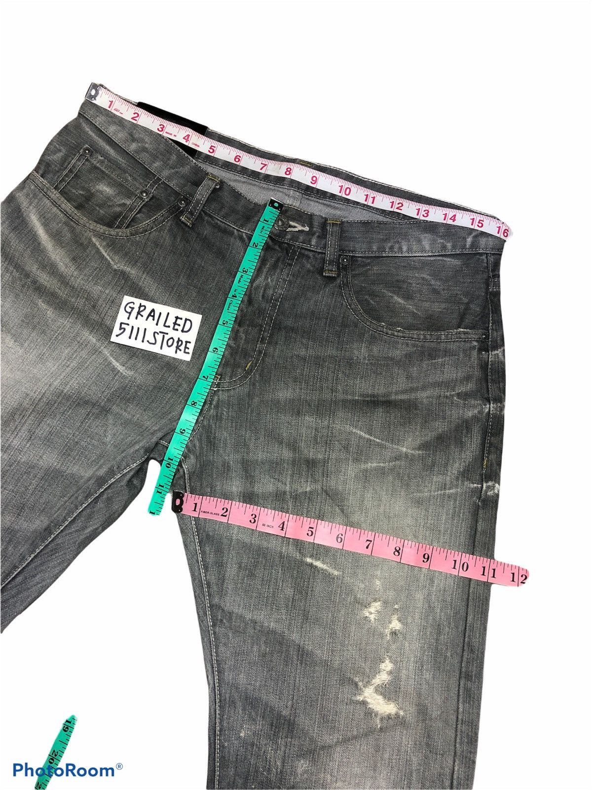 Japanese Brand JAPANESSE BRAND TK Distressed Denim Size US 33 - 5 Thumbnail