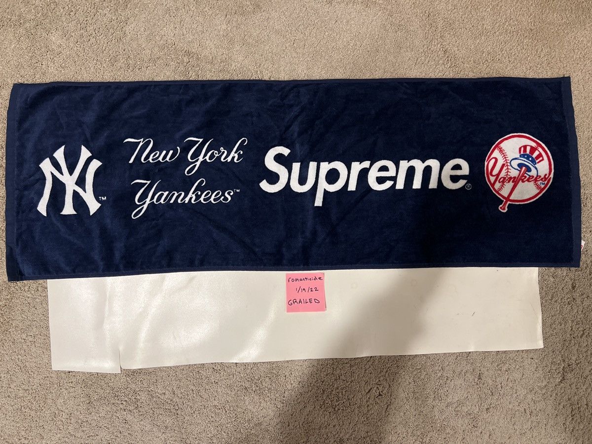 Supreme New York Yankees Hand Towel | Grailed