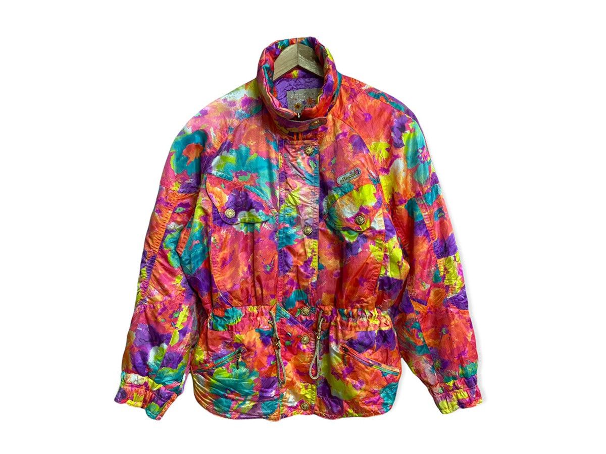 Ellesse VINTAGE ELLESSE MULTICOLOUR WOMEN SKI JACKET Size US M / EU 48-50 / 2 - 2 Thumbnail